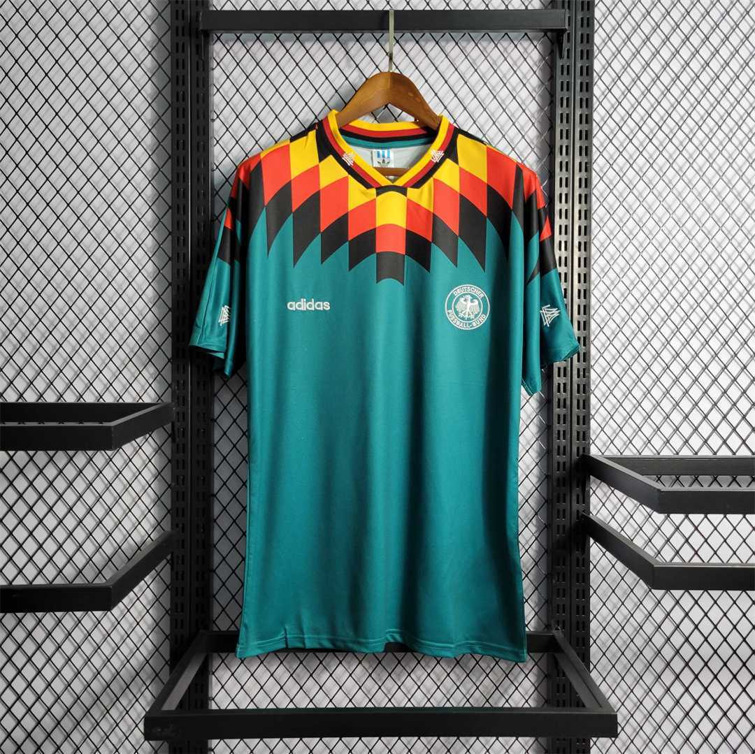SIUjerseys-Retro Germany 1994 Away Stadium Jersey