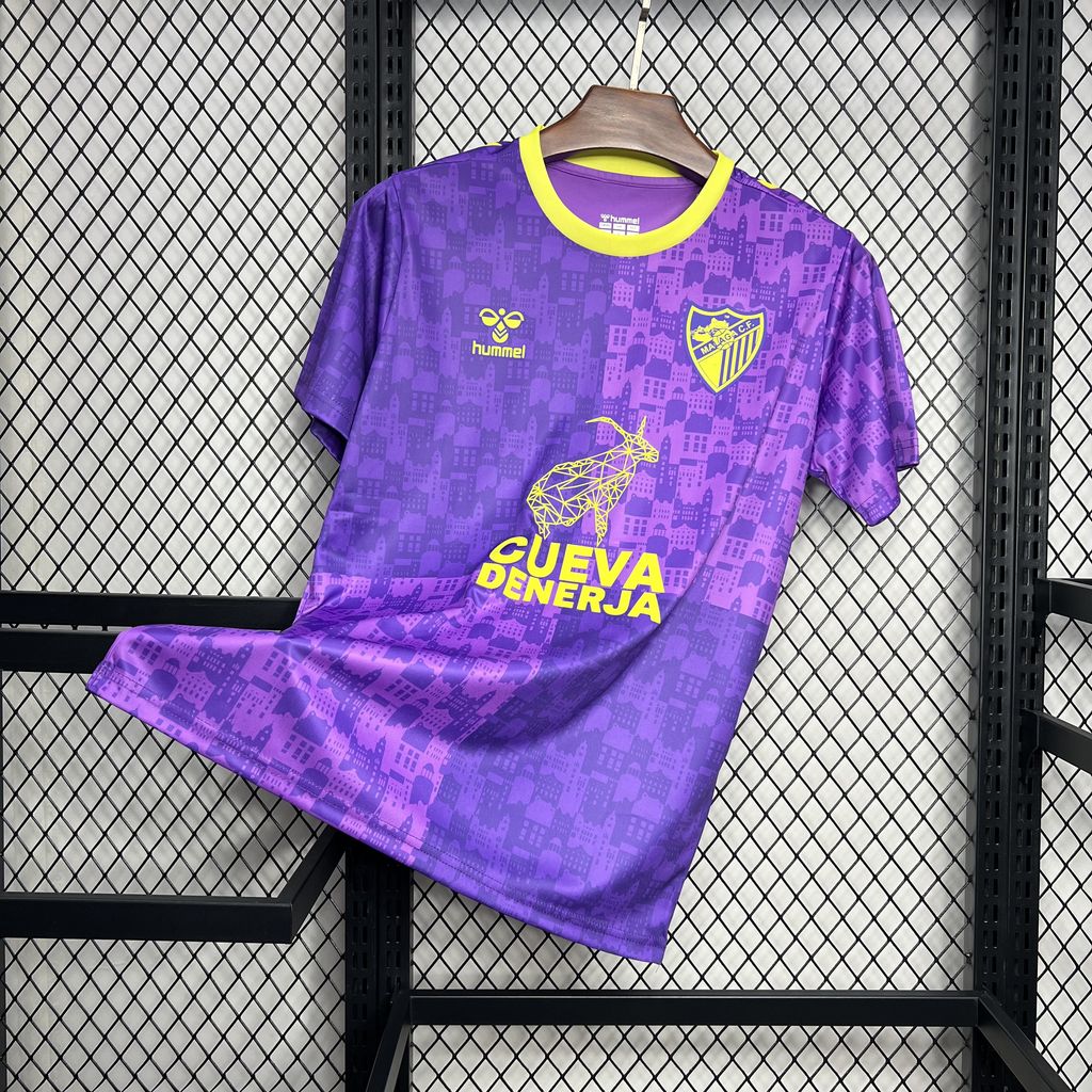 SIUjerseys-Malaga 24-25 Purple Pre-Match Jersey - Fans Version