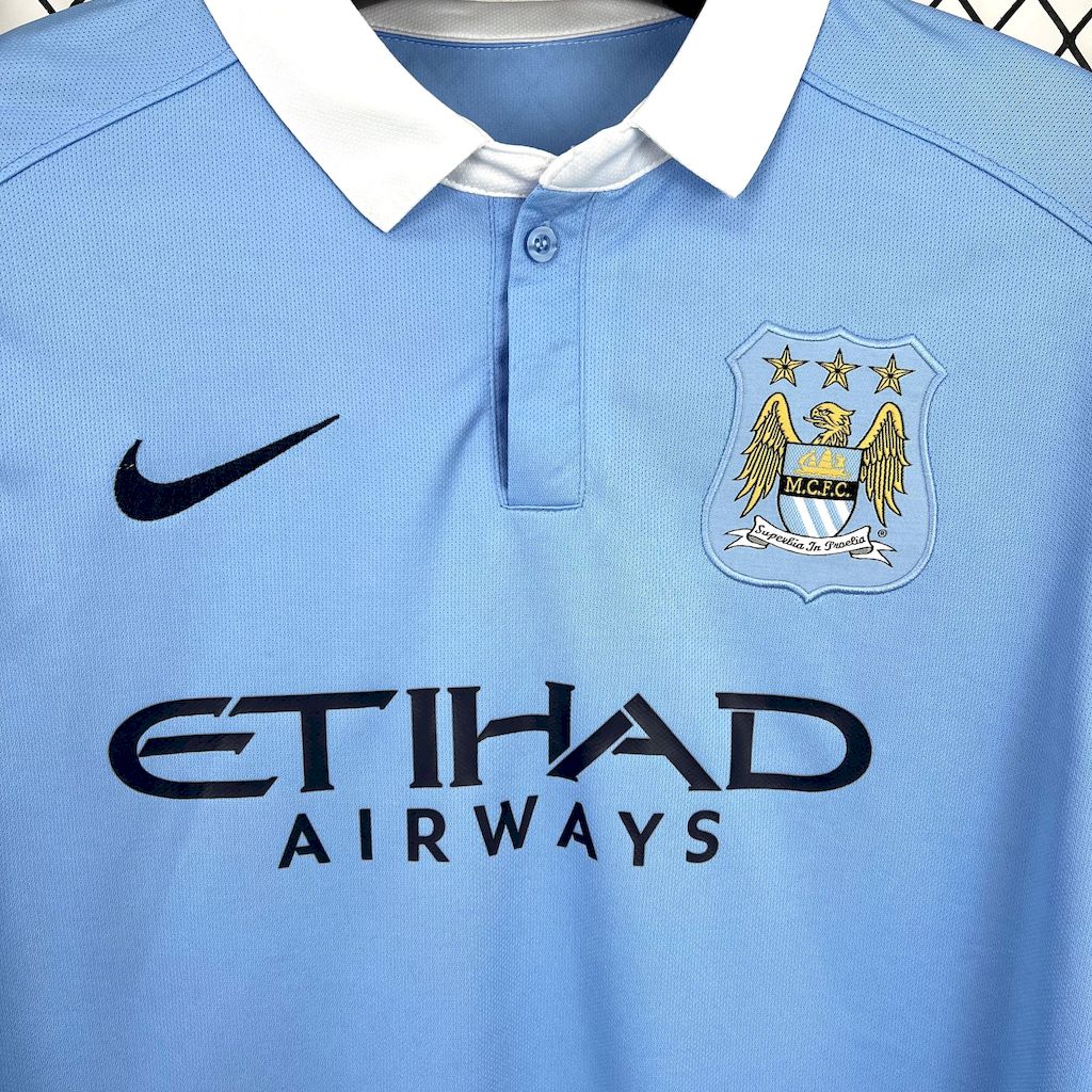 unitedfutballjersey-Retro Manchester City 2015-16 Home Jersey