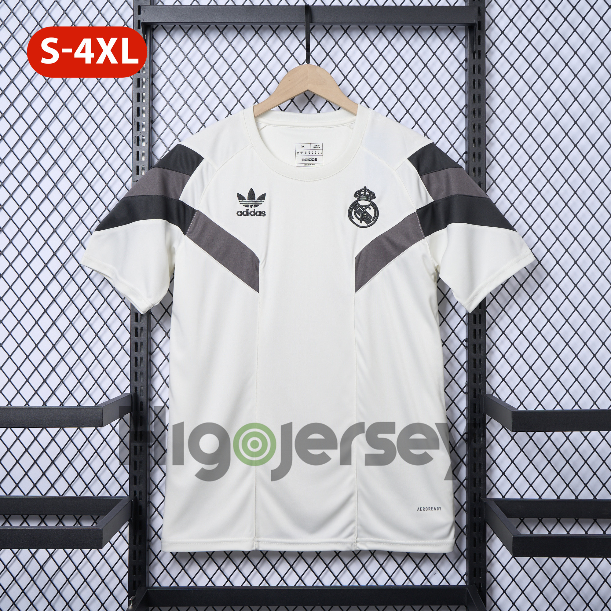 Higojerseys-Real Madrid 24-25 Throwback Originals T-Shirt - White