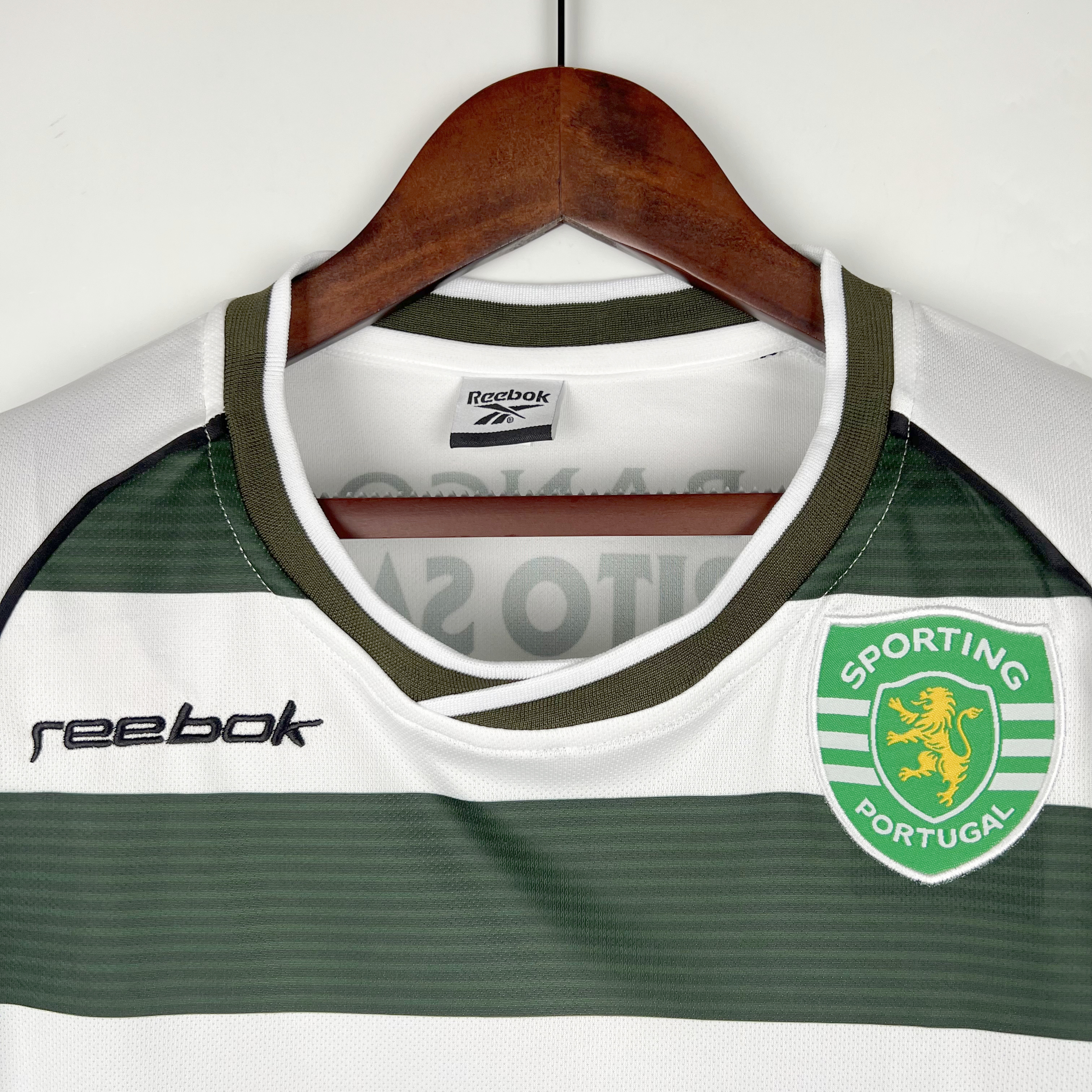unitedfutballjersey-Retro Sporting CP 03-04 Home Stadium Long Sleeve Jersey
