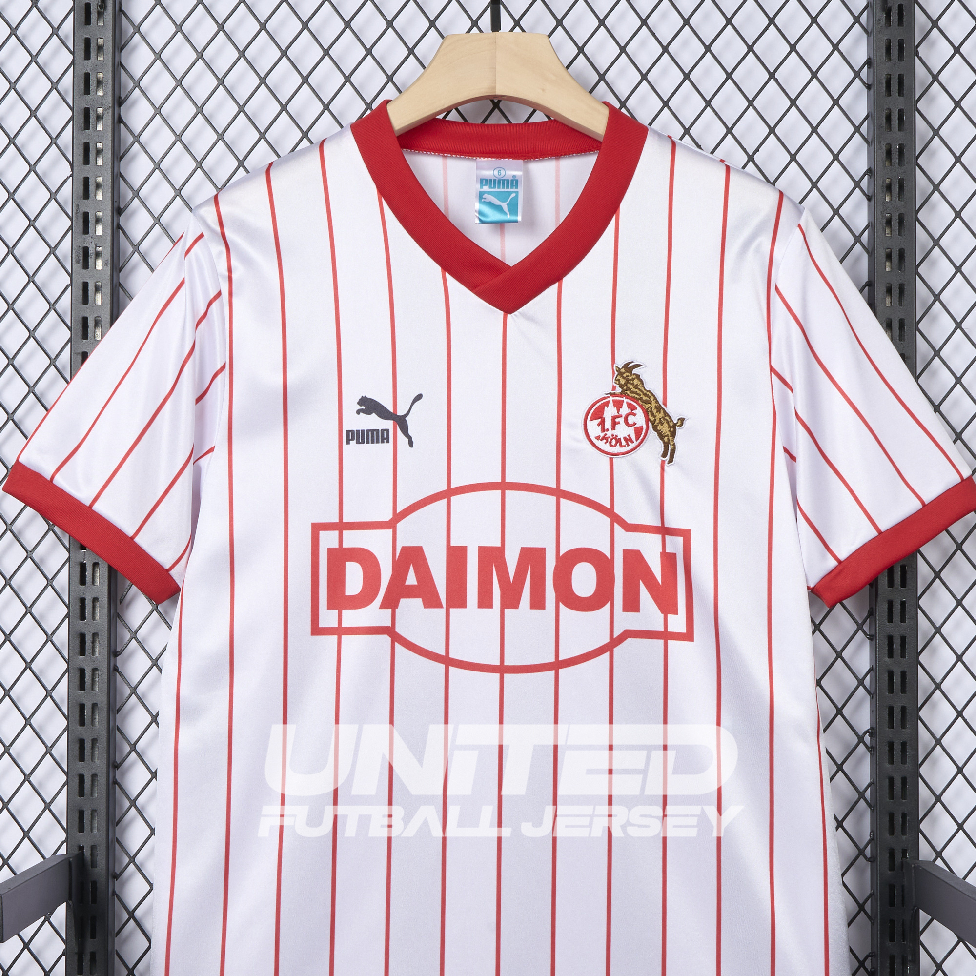 unitedfutballjersey-Retro 1. FC Köln 1985-86 Home Jersey