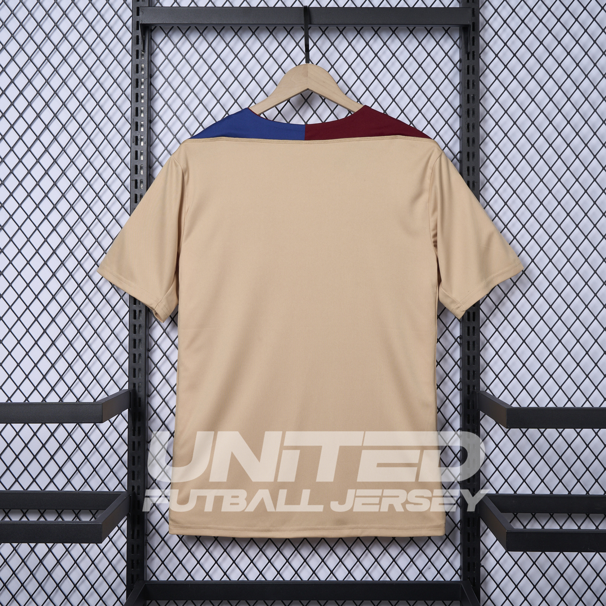 unitedfutballjersey-Barcelona 24-25 Frick Same Style Coach Training Shirt - Gold