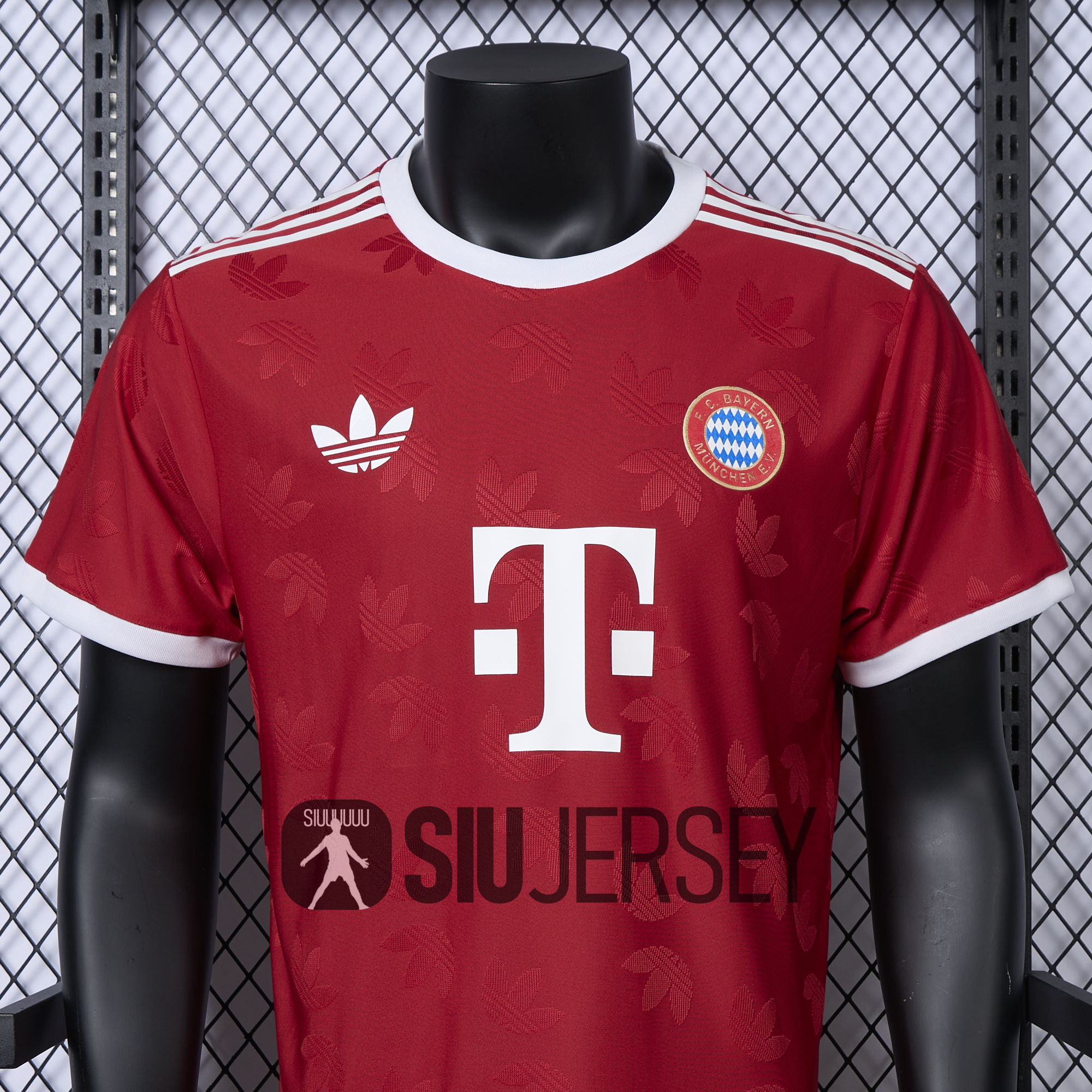 SIUjerseys-Bayern Munich 24-25 Red Training Jersey - Player Version