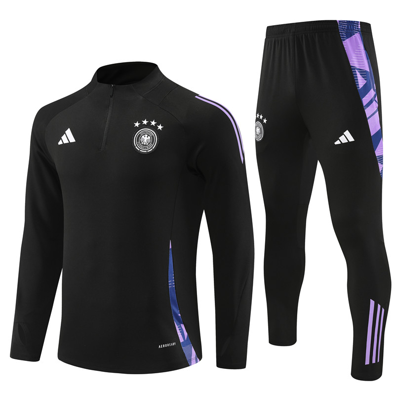 SIUjerseys-Germany 2024 Long Sleeve Training Set - Black