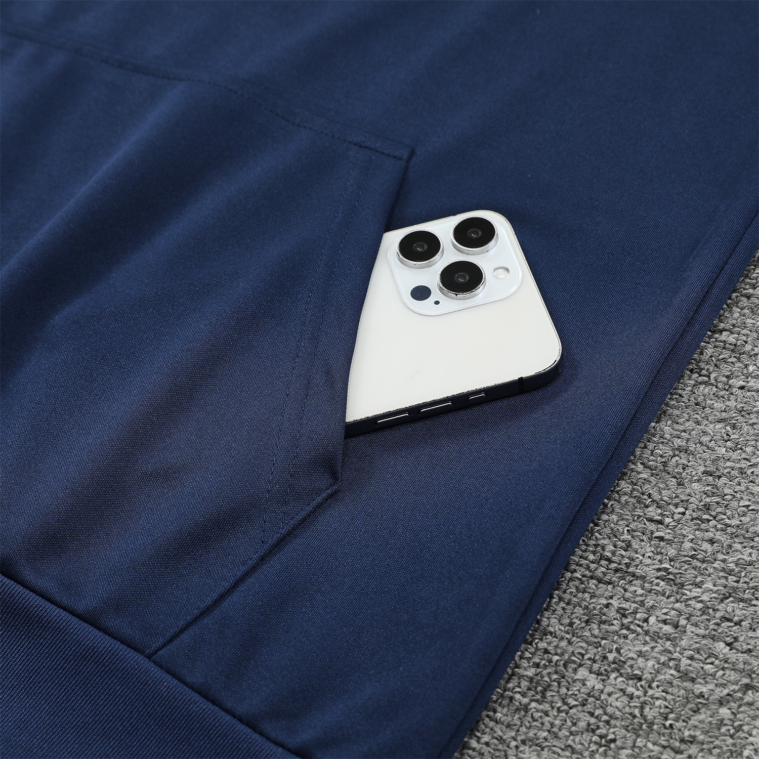 unitedfutballjersey-C.H.E.L.S.E.A 24-25 Training Hoodie Set - Deep Blue Hoodie and Pants