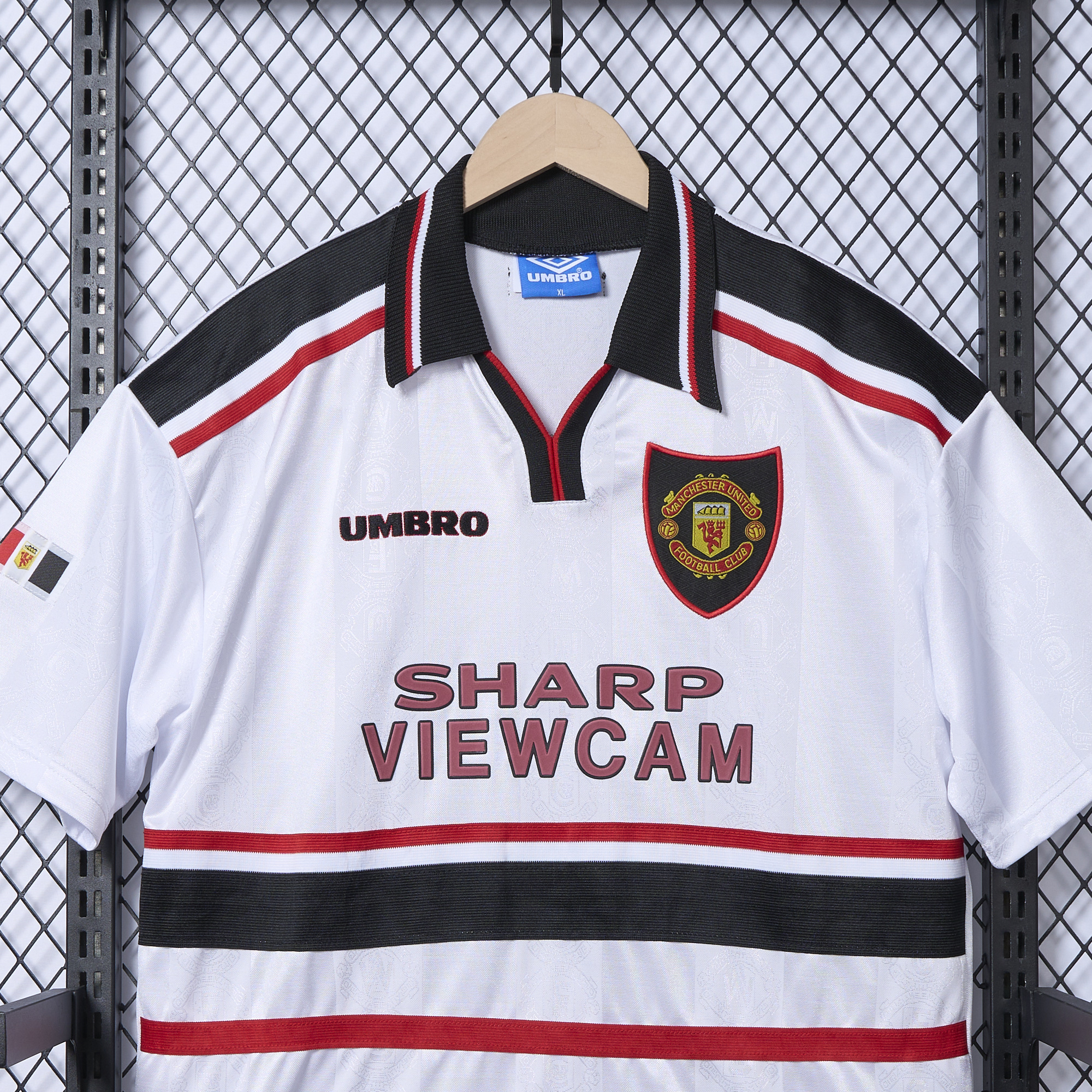 SIUjerseys-Retro Manchester United 98-99 Away Jersey