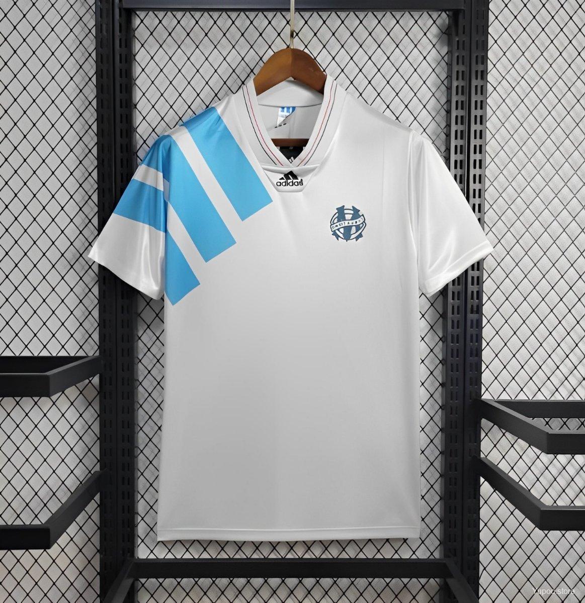 SIUjerseys-Retro Marseille 1992-93 European Home Jersey