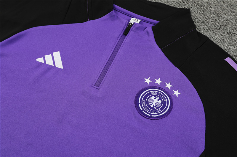 SIUjerseys-Germany 2024 Long Sleeve Training Set - Purple With Black
