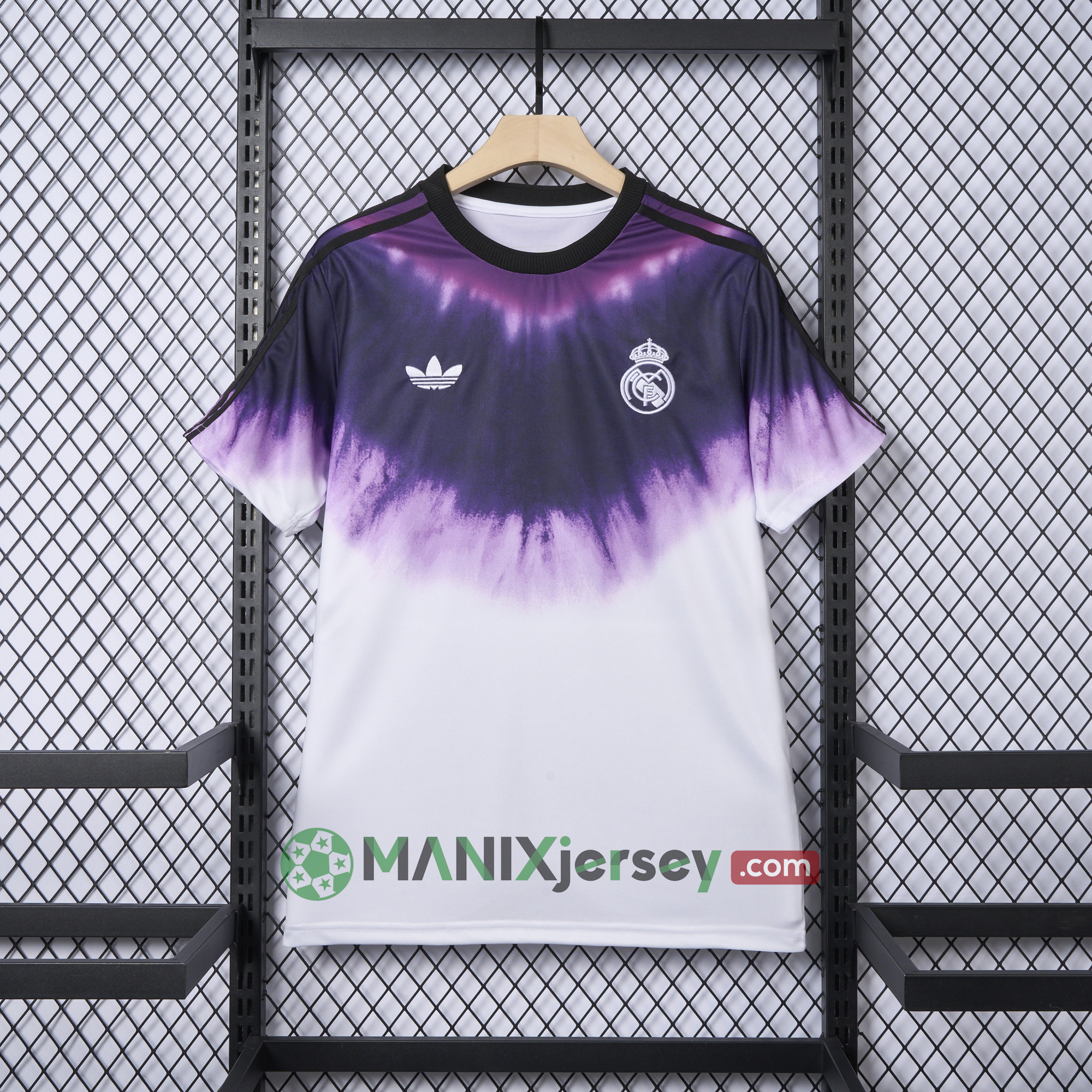 ManixJersey.com | Real Madrid 24-25 White & Purple Spring Festival Special Edition Jersey - Fans Version -Customize Name, Number and Patch | Worldwide Shipping