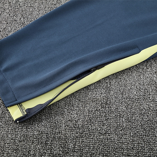 SIUjerseys-Club América 2025 Training Hoodie Set - Green Hoodie and Deep Blue Pants