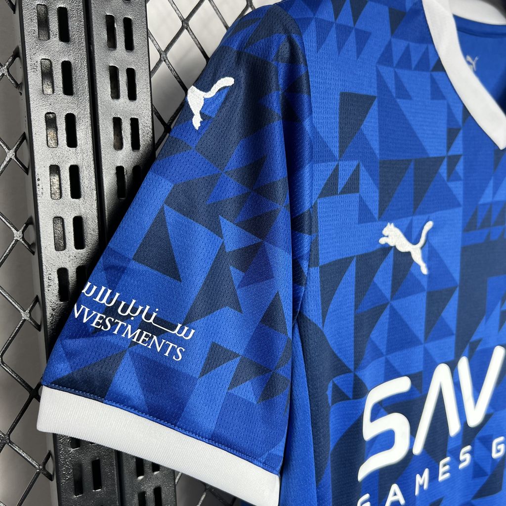 SIUjerseys-Al Hilal Riyadh Crescent 24-25 Home Jersey - Fans Version