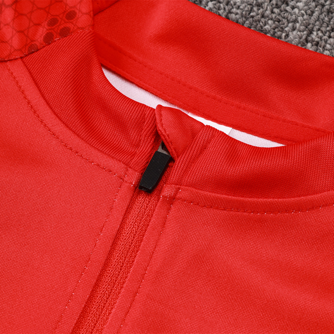 SIUjerseys-Napoli 24-25 Long Sleeve Training Set - Red Top and Black Pants