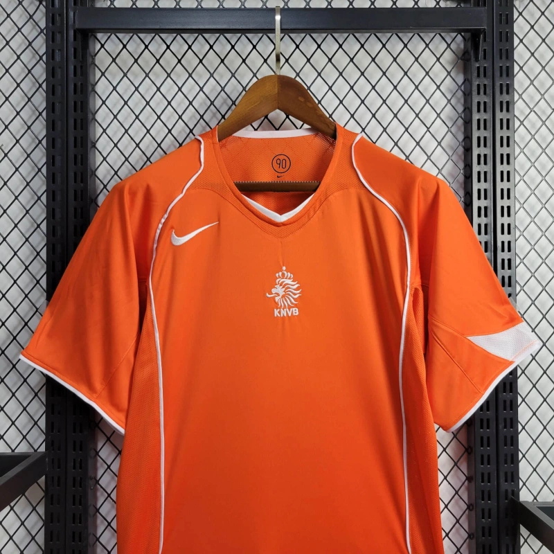 SIUjerseys-Retro Netherlands 2004 Home Stadium Jersey