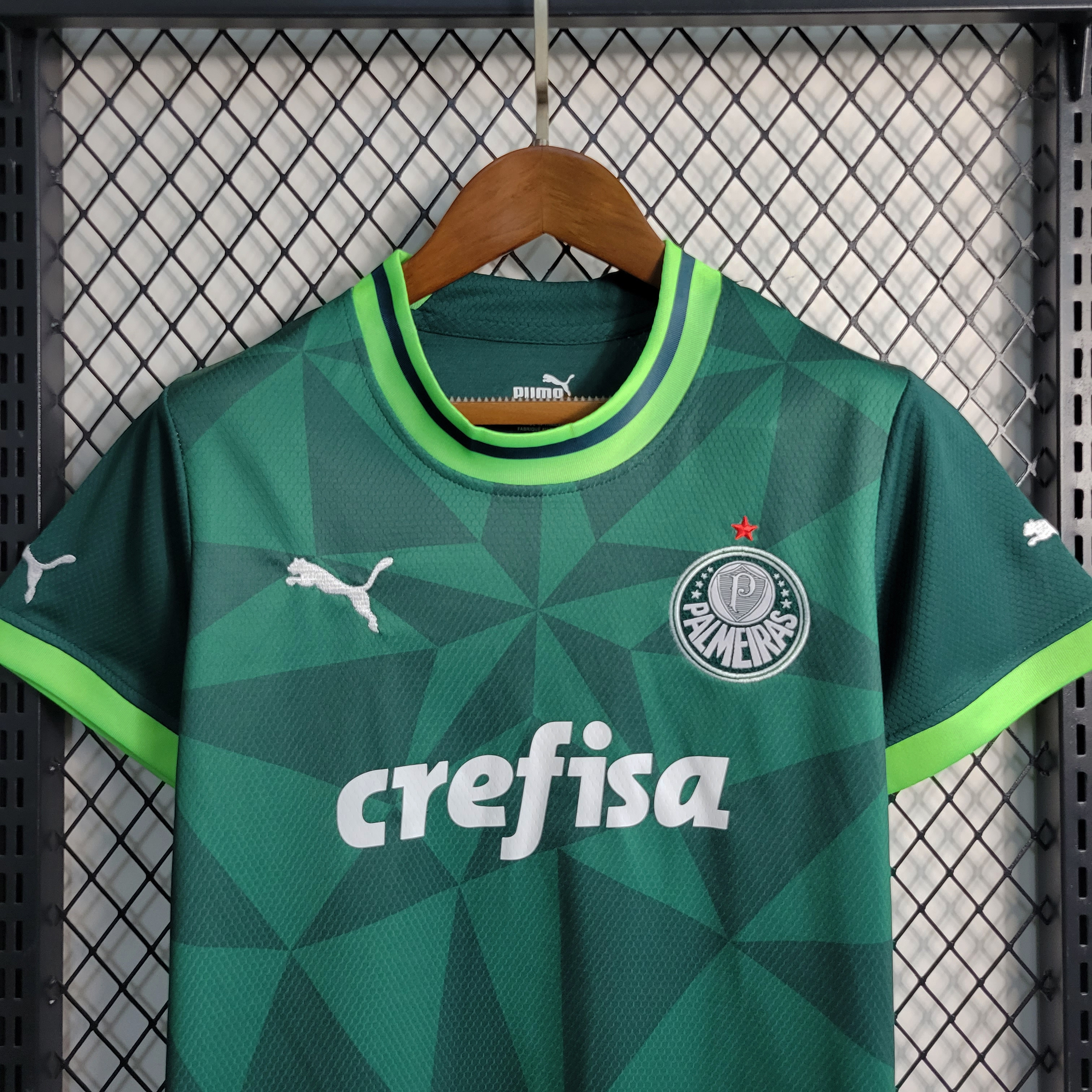 SIUjerseys-Palmeiras 2023 Home Stadium Kids Kit