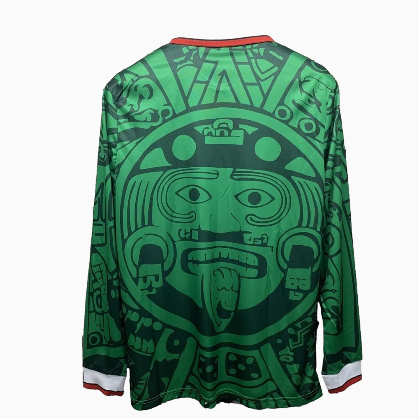 SIUjerseys-Retro Mexico 1998 Home Long Sleeves Jersey