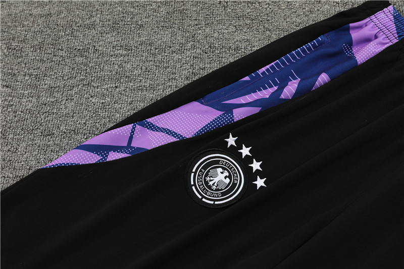 SIUjerseys-Germany 2024 Long Sleeve Training Set - Purple With Black