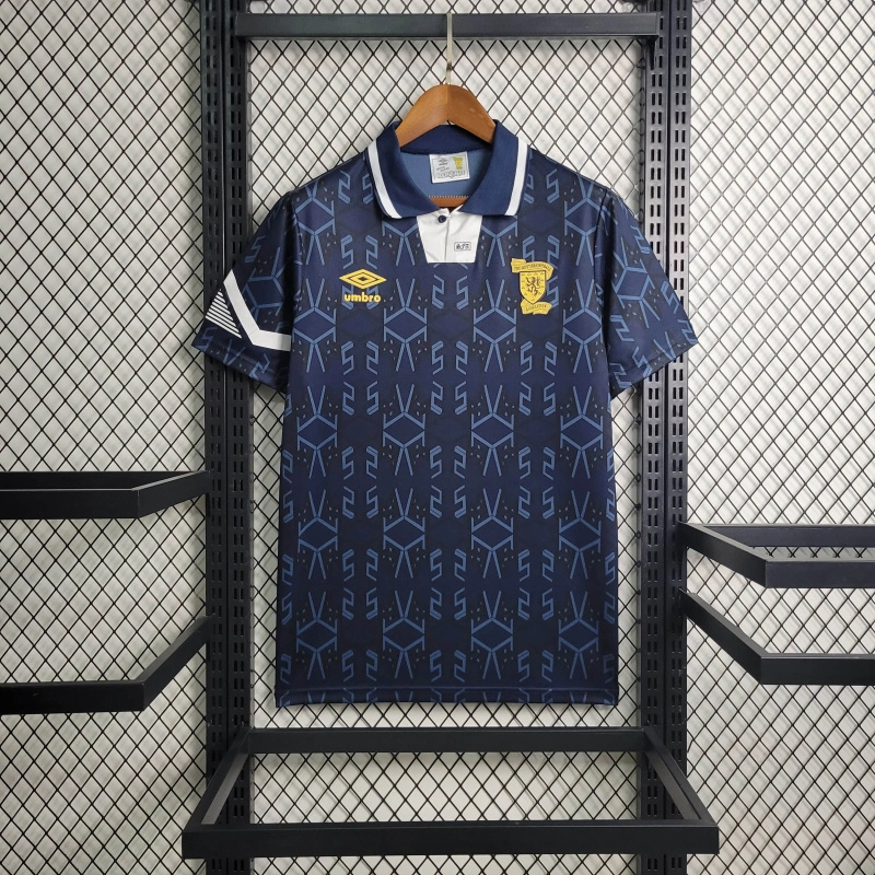 unitedfutballjersey-Retro S-c-o.t l.a-n.d 1992 Home Stadium Jersey