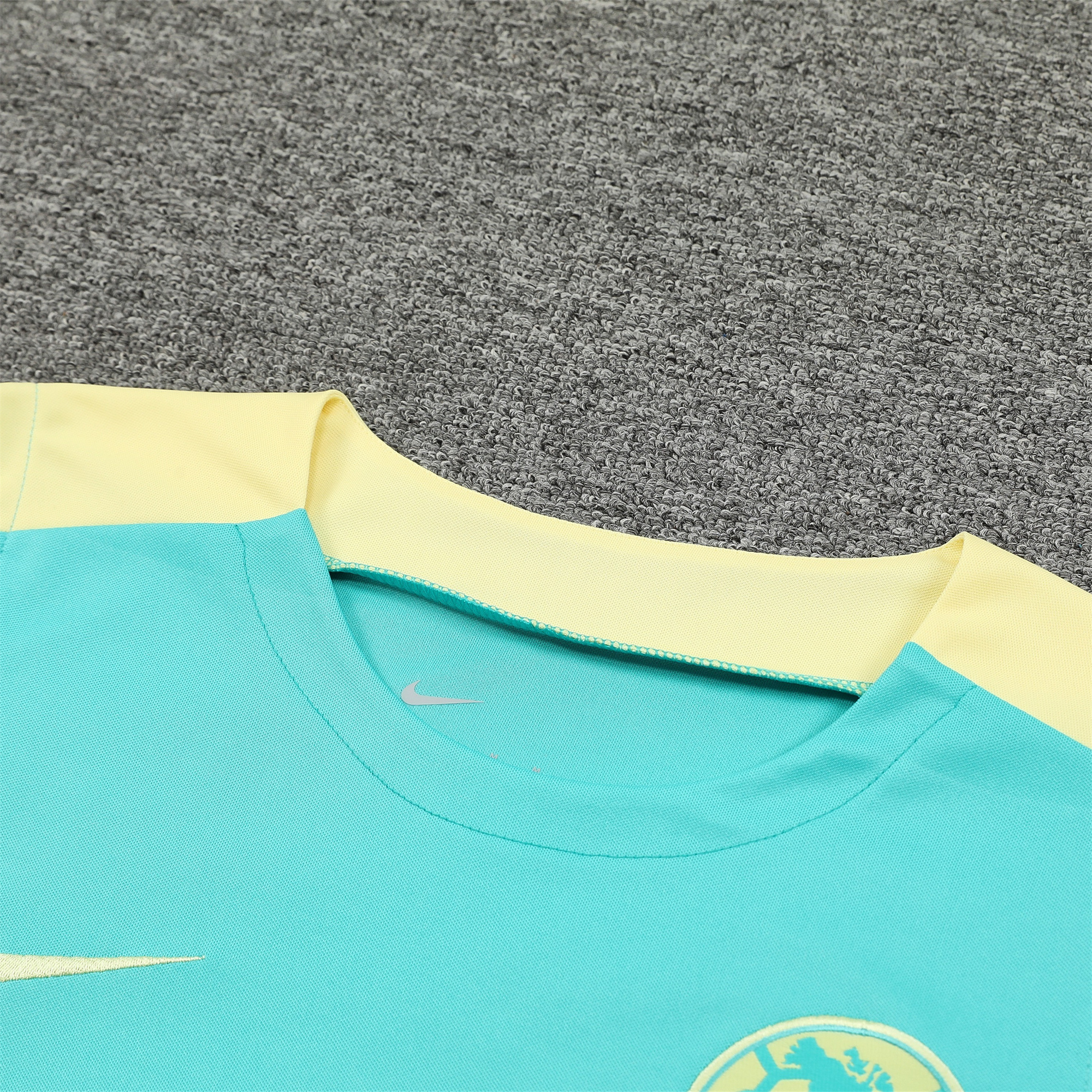 SIUjerseys-Club América 24-25 Vest Training Set - Light Green Vest & Grey Shorts