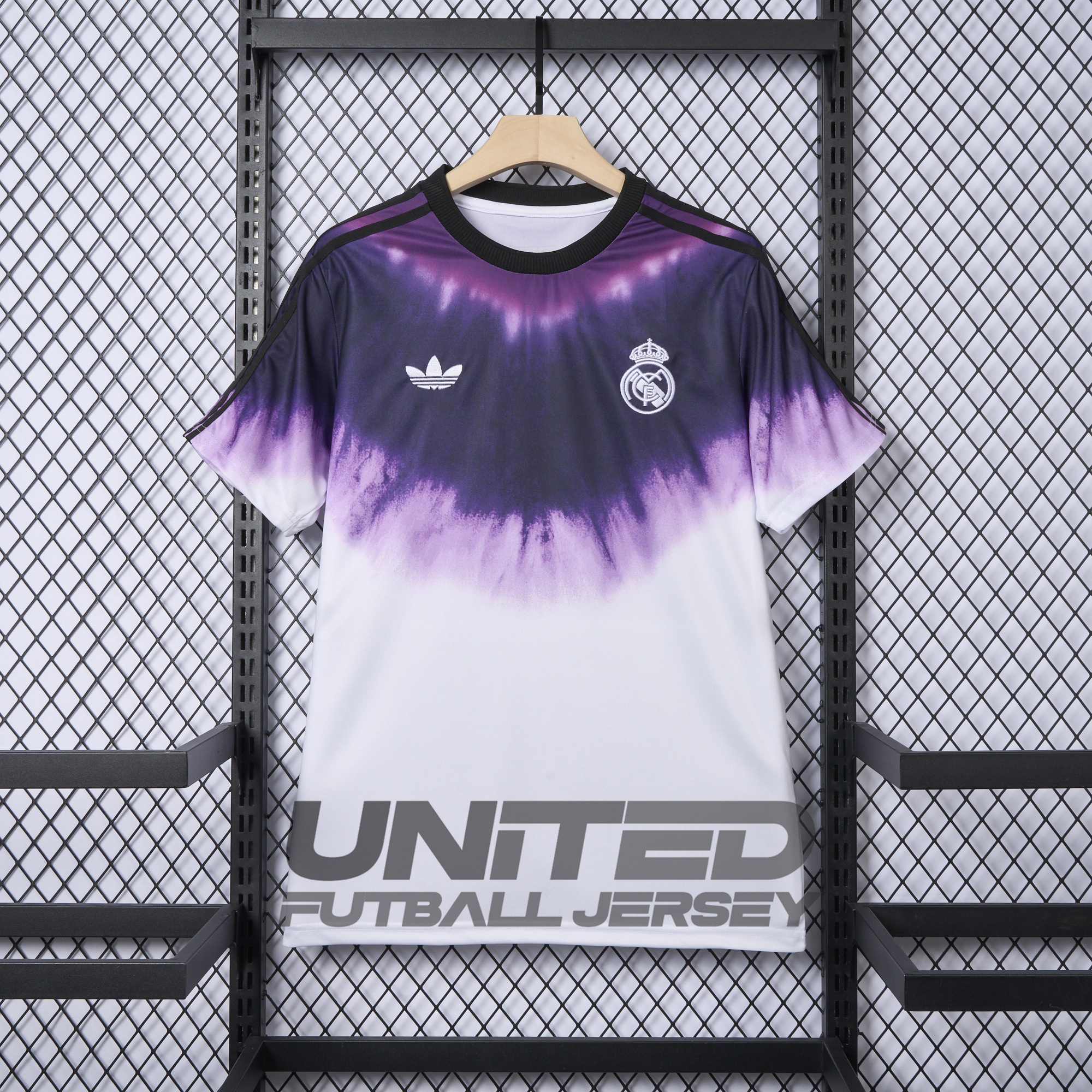 unitedfutballjersey-Real Madrid 24-25 White & Purple Spring Festival Special Edition Jersey - Fans Version