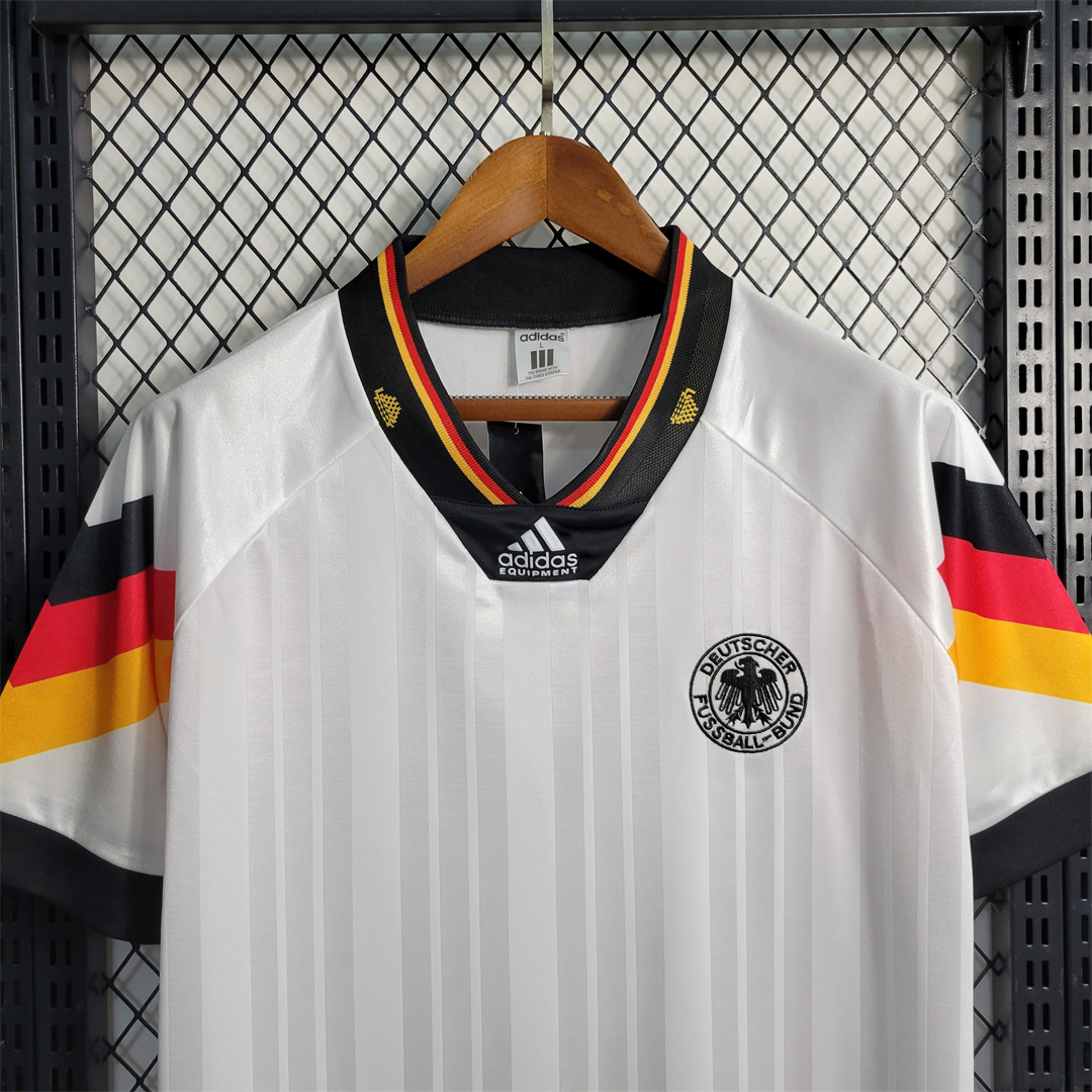 SIUjerseys-Retro Germany 1992 Home Stadium Jersey
