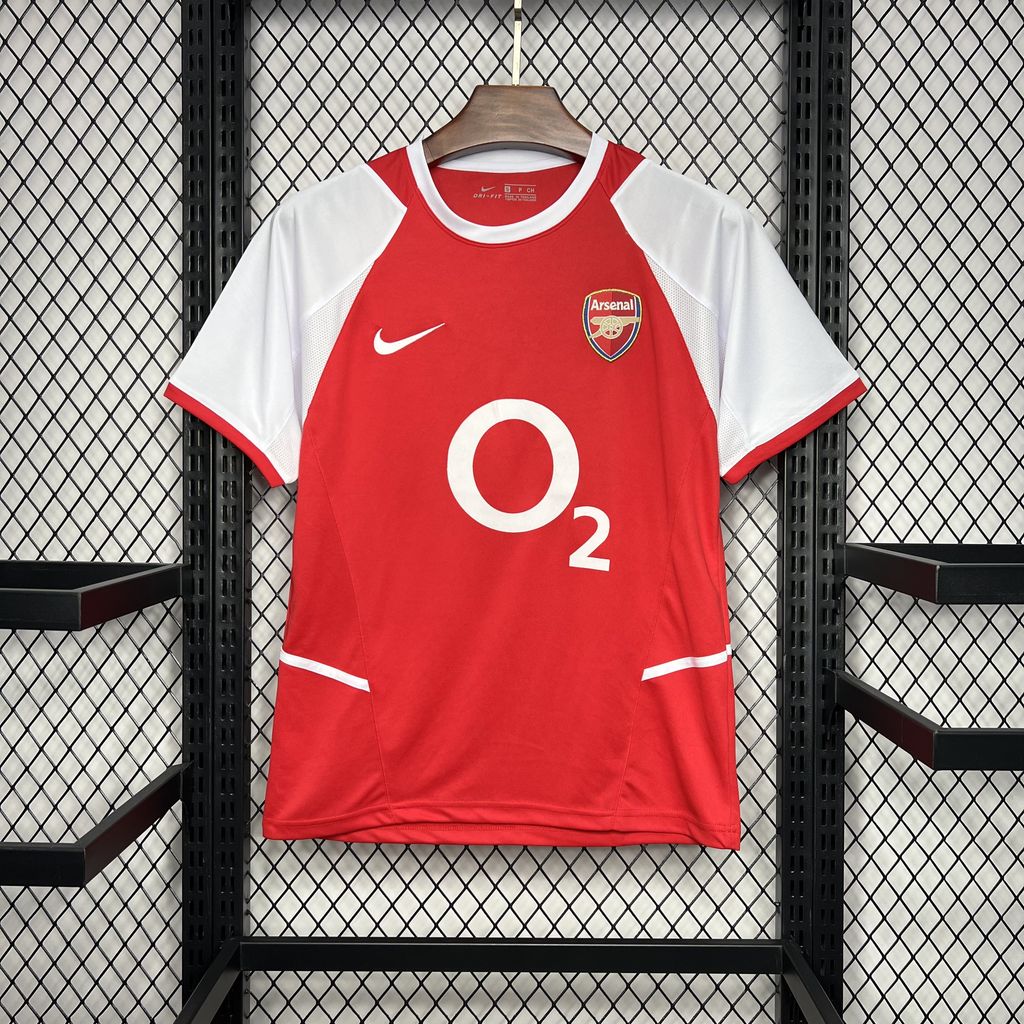 unitedfutballjersey-Retro Arsenal 02-04 Home Stadium Jersey