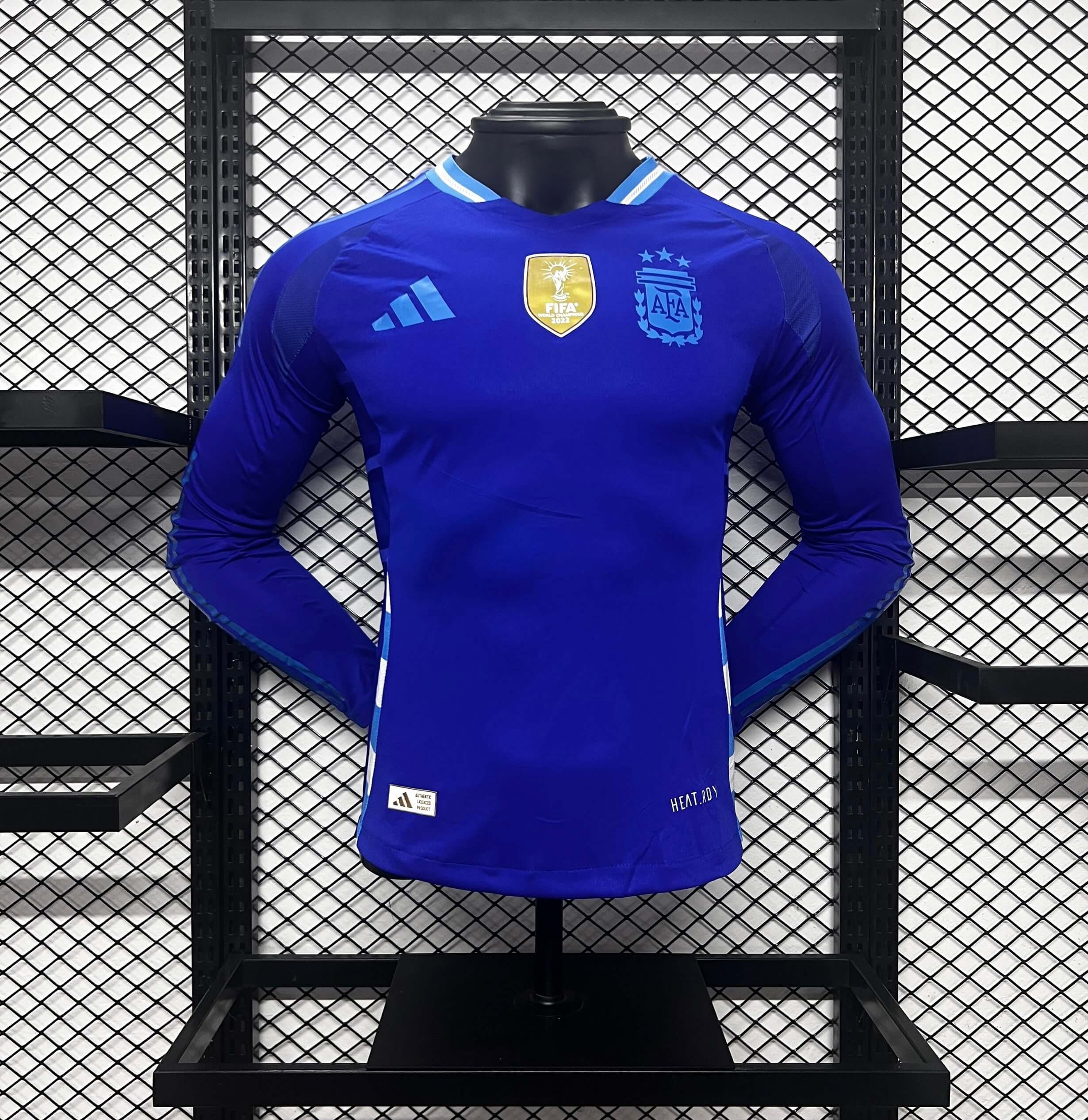 SIUjerseys-Argentina 2024 Away Long Sleeve Jersey - Player Version