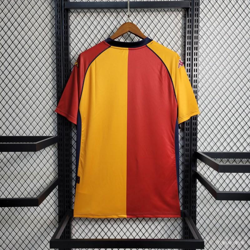 SIUjerseys-Retro Roma 2001-02 European Home Jersey