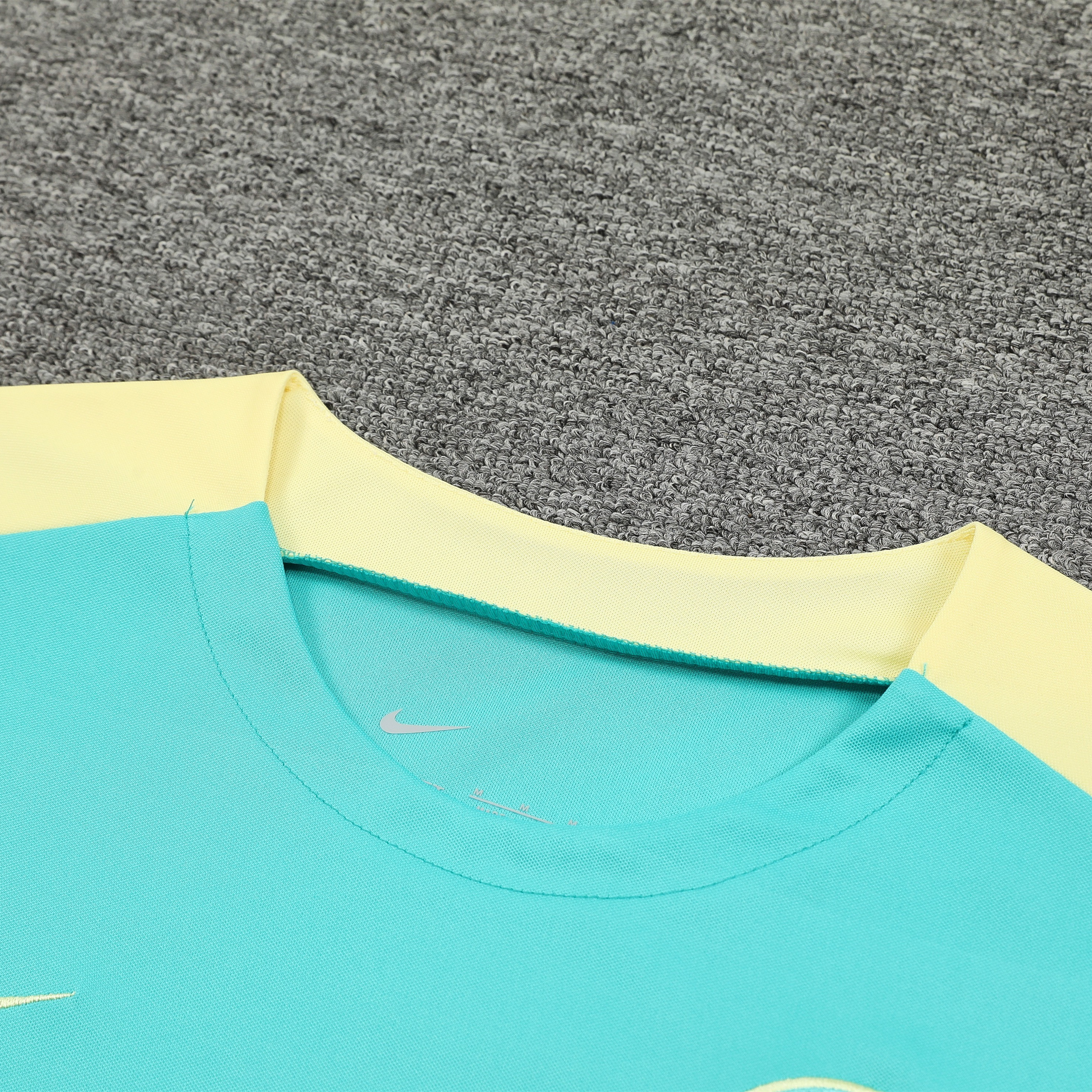 SIUjerseys-Club América 24-25 Short-Sleeve Training Set - Light Green Top & Grey Shorts