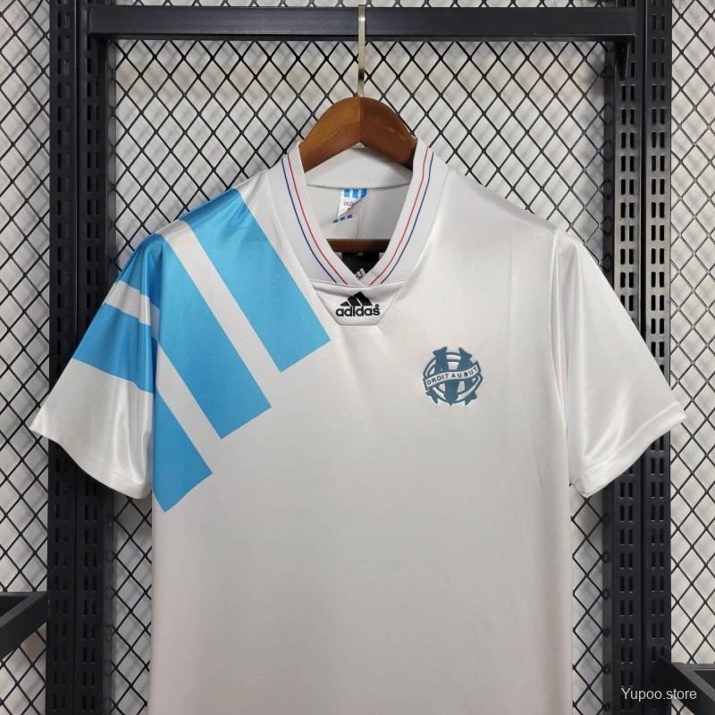 SIUjerseys-Retro Marseille 1992-93 European Home Jersey