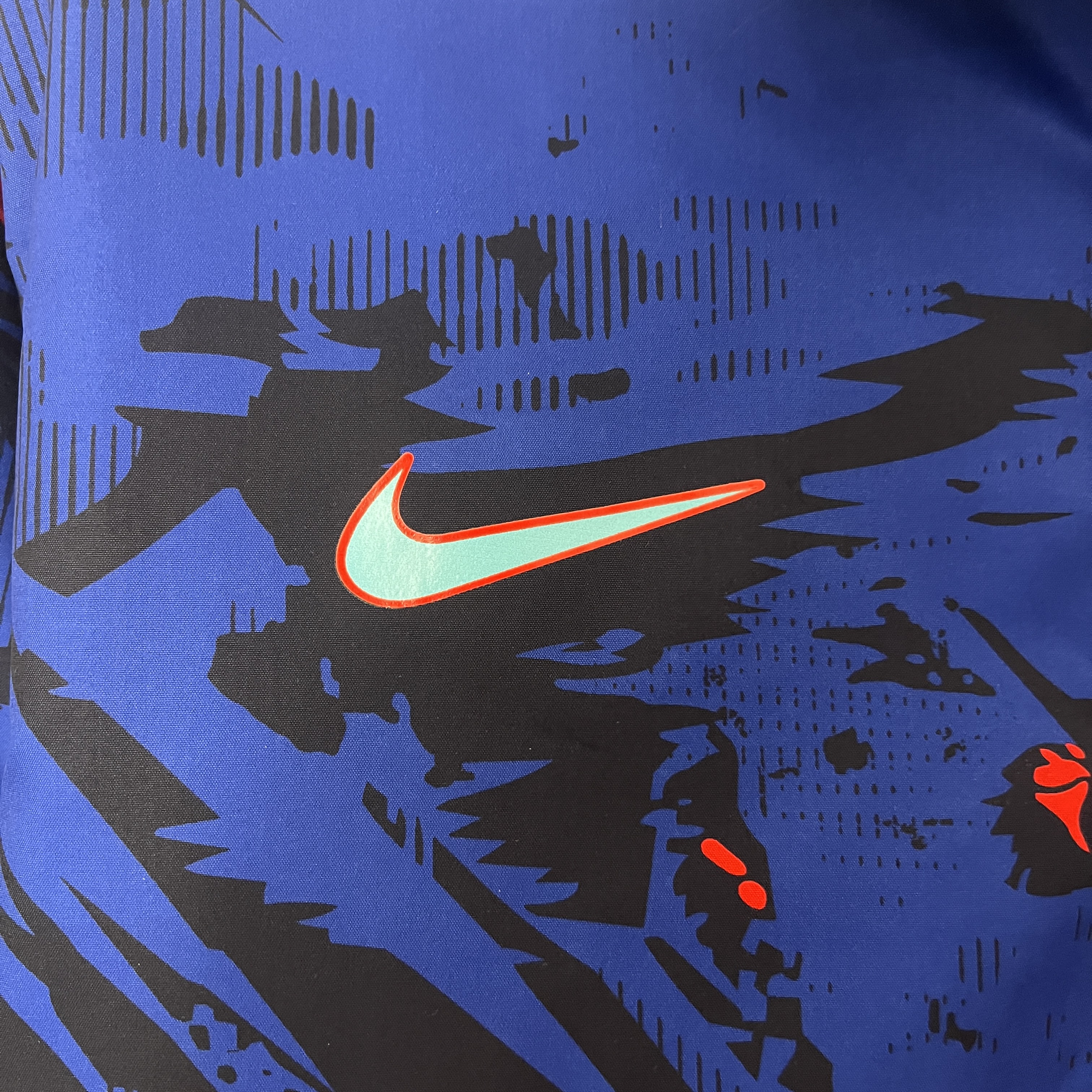 SIUjerseys-England 2024 Double Sided Reversible Windbreaker - Blue