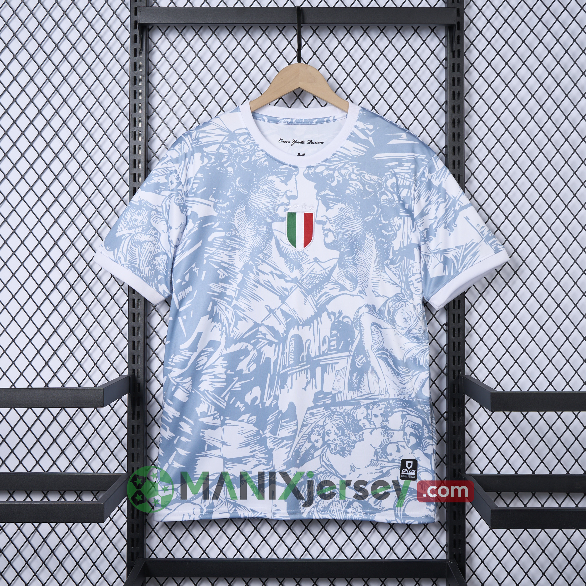 ManixJersey.com | Italy 2024 White Special Edition Jersey - Fans Version -Customize Name, Number and Patch | Worldwide Shipping