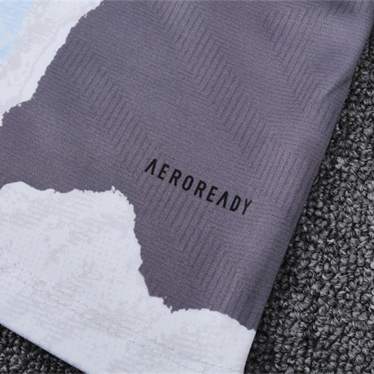 SIUjerseys-Real Madrid 2025 Kids Long Sleeve Training Set - Three Color Mixing