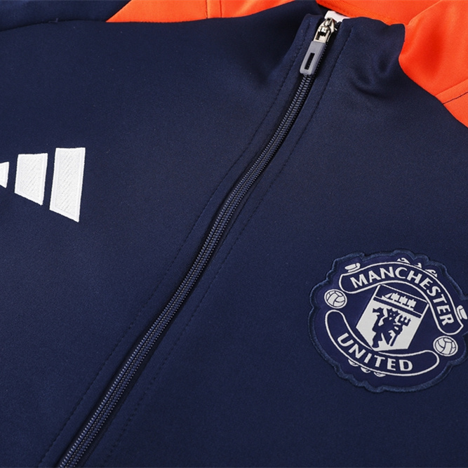 SIUjerseys-Manchester United 24-25 Jacket Training Tracksuit - Royal Blue