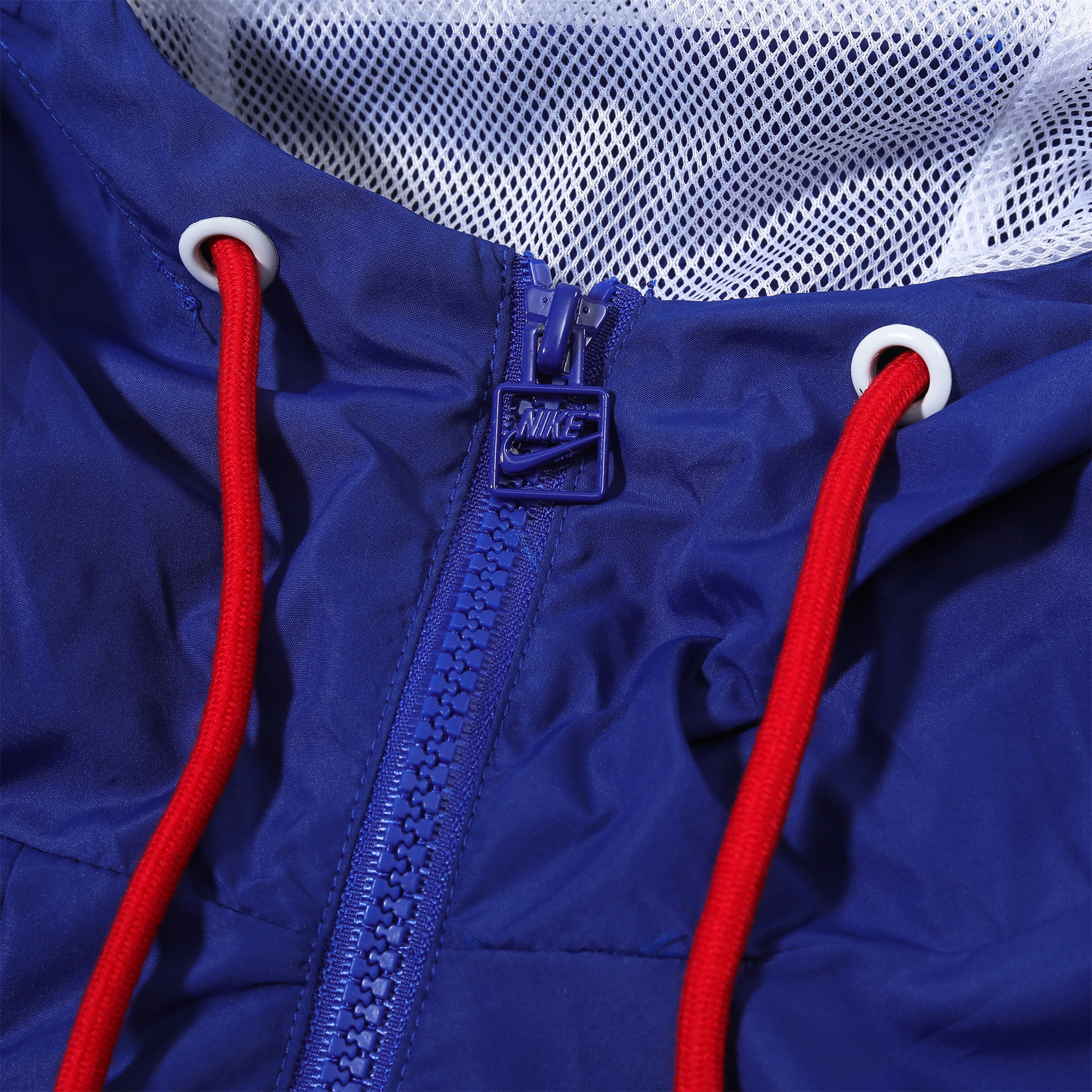 SIUjerseys-France 2024 National Team Anthem Blue Hooded Windbreaker - Player Version