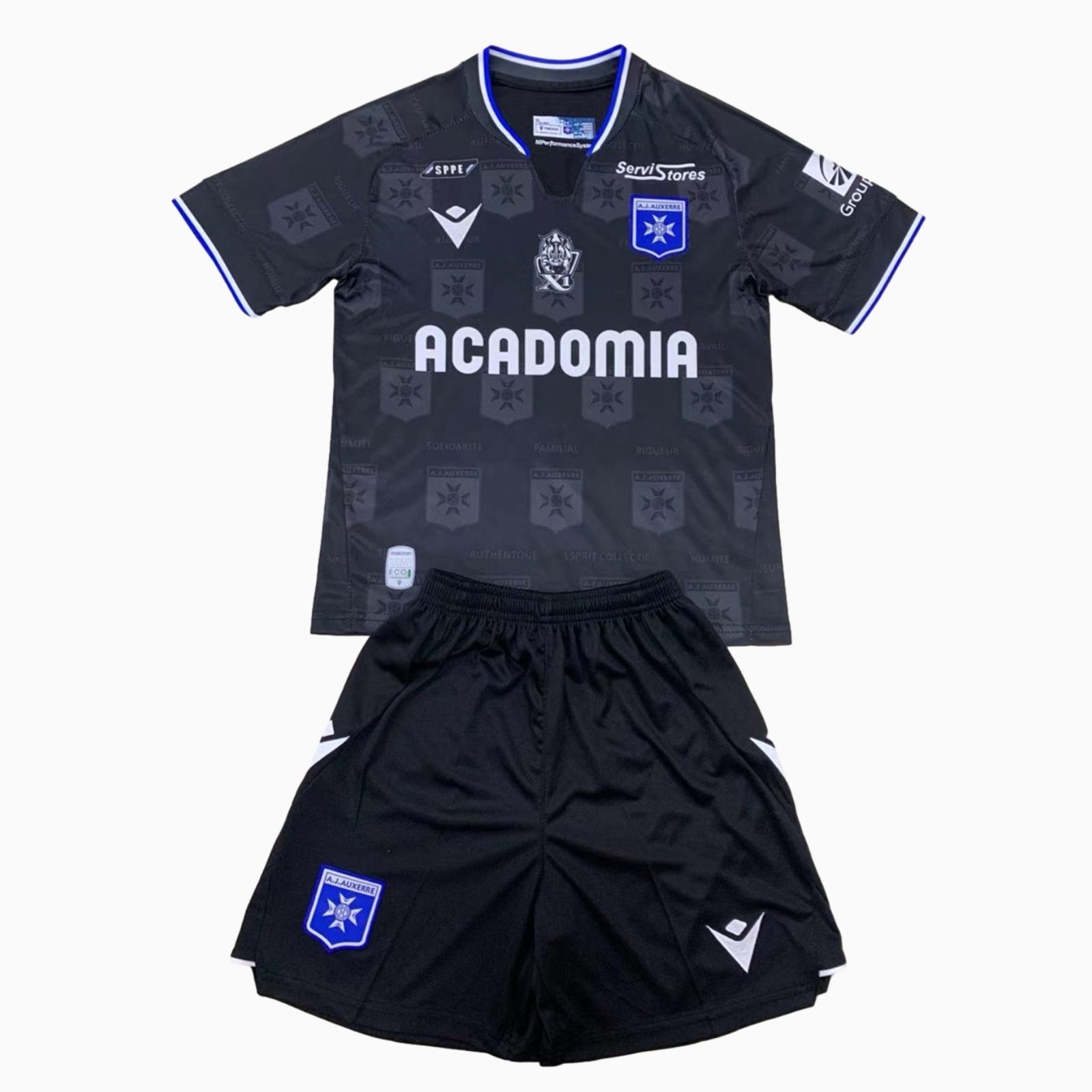 unitedfutballjersey-Auxerre 24-25 Away Kids Kit