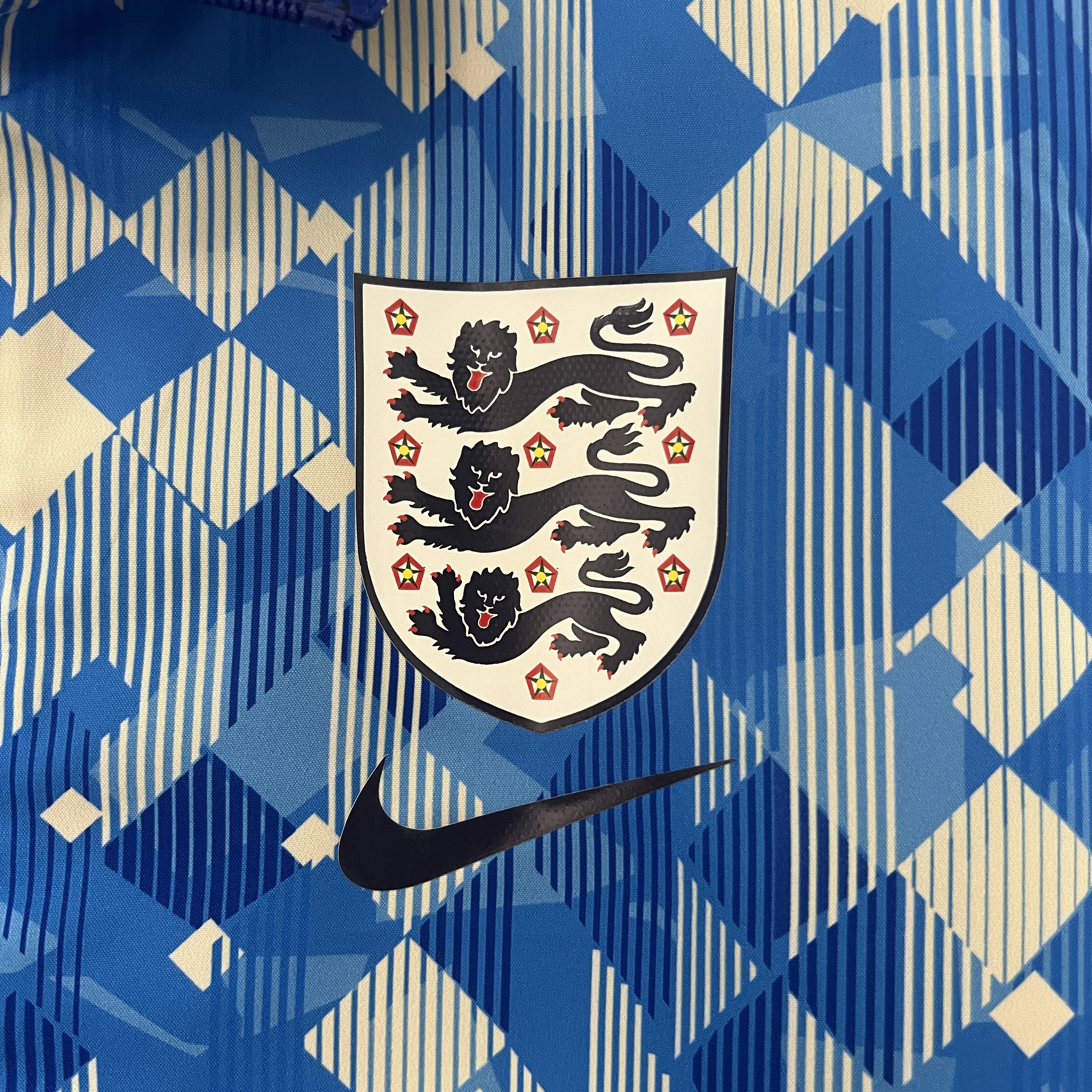 SIUjerseys-England 2024 Double Sided Reversible Windbreaker - Blue