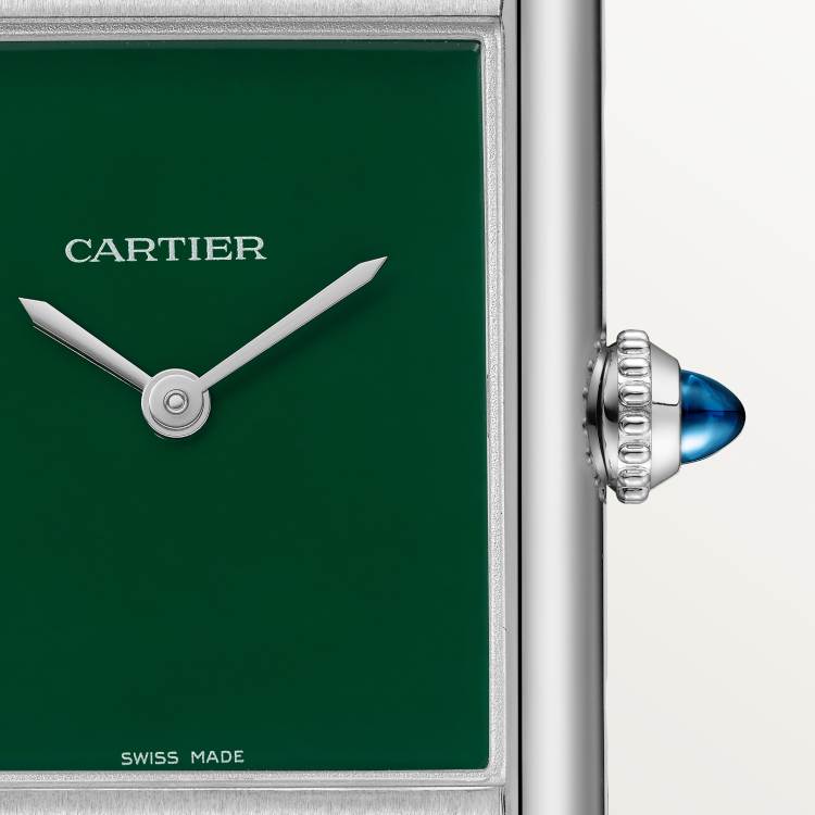 Tank Must de Cartier watch large steel quartz