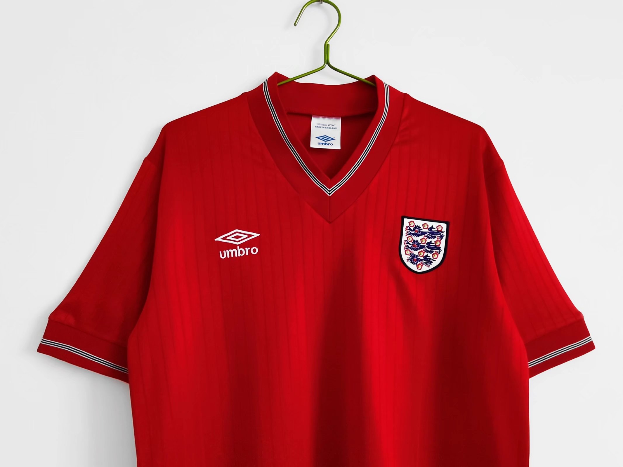 SIUjerseys-Retro England 1984-87 Away Stadium Jersey