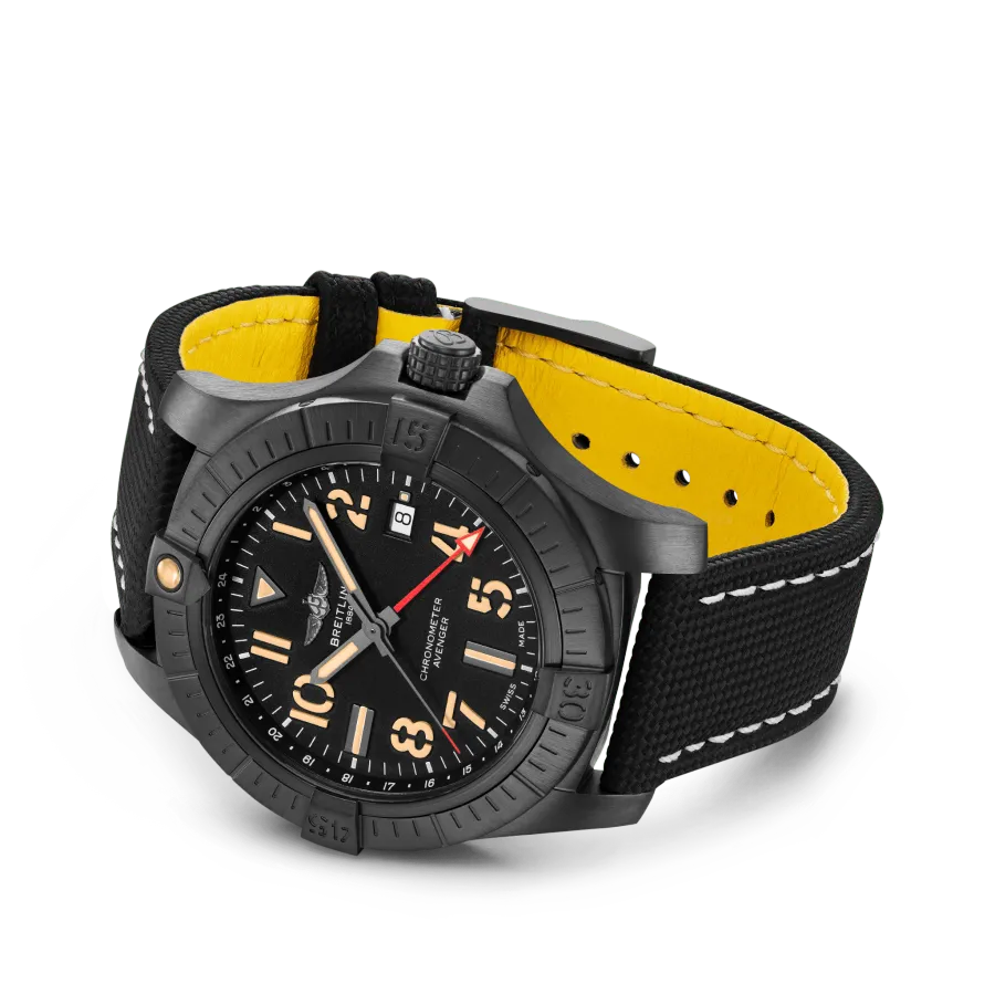 Avenger World Time Night Mission Automatic Watch 45 (Avenger Automatic GV32395101B1X3