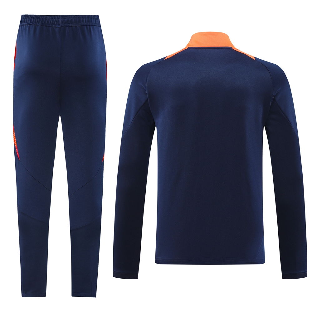SIUjerseys-Manchester United 24-25 Jacket Training Tracksuit - Royal Blue