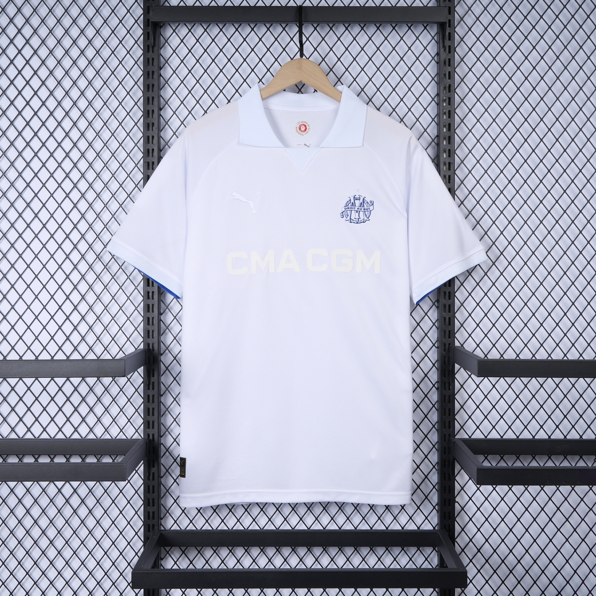 SIUjerseys-Marseille 24-25 125th Anniversary White Jersey - Fans Version