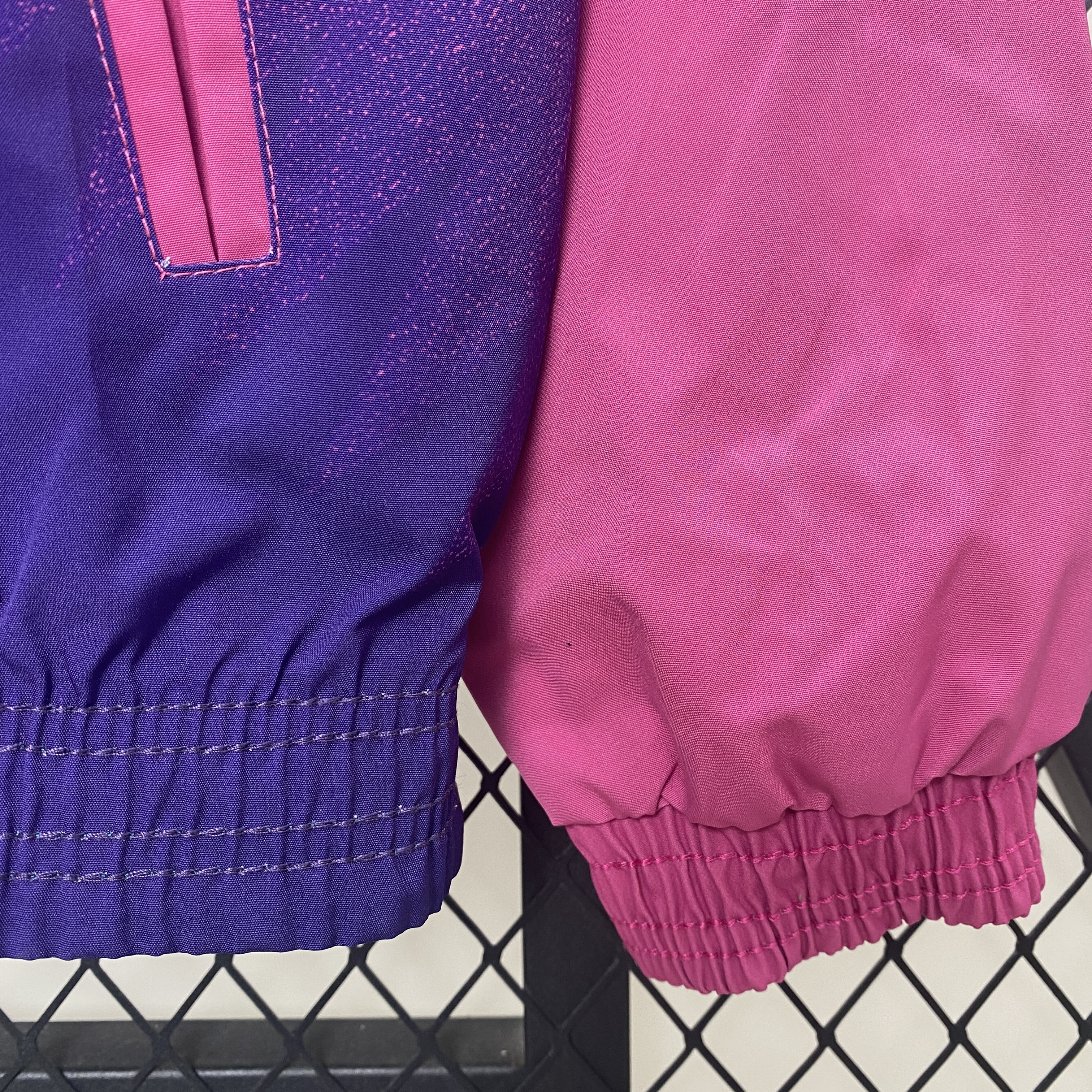 SIUjerseys-Germany 24-25 Double Sided Reversible Windbreaker - Pink & Vintage Green