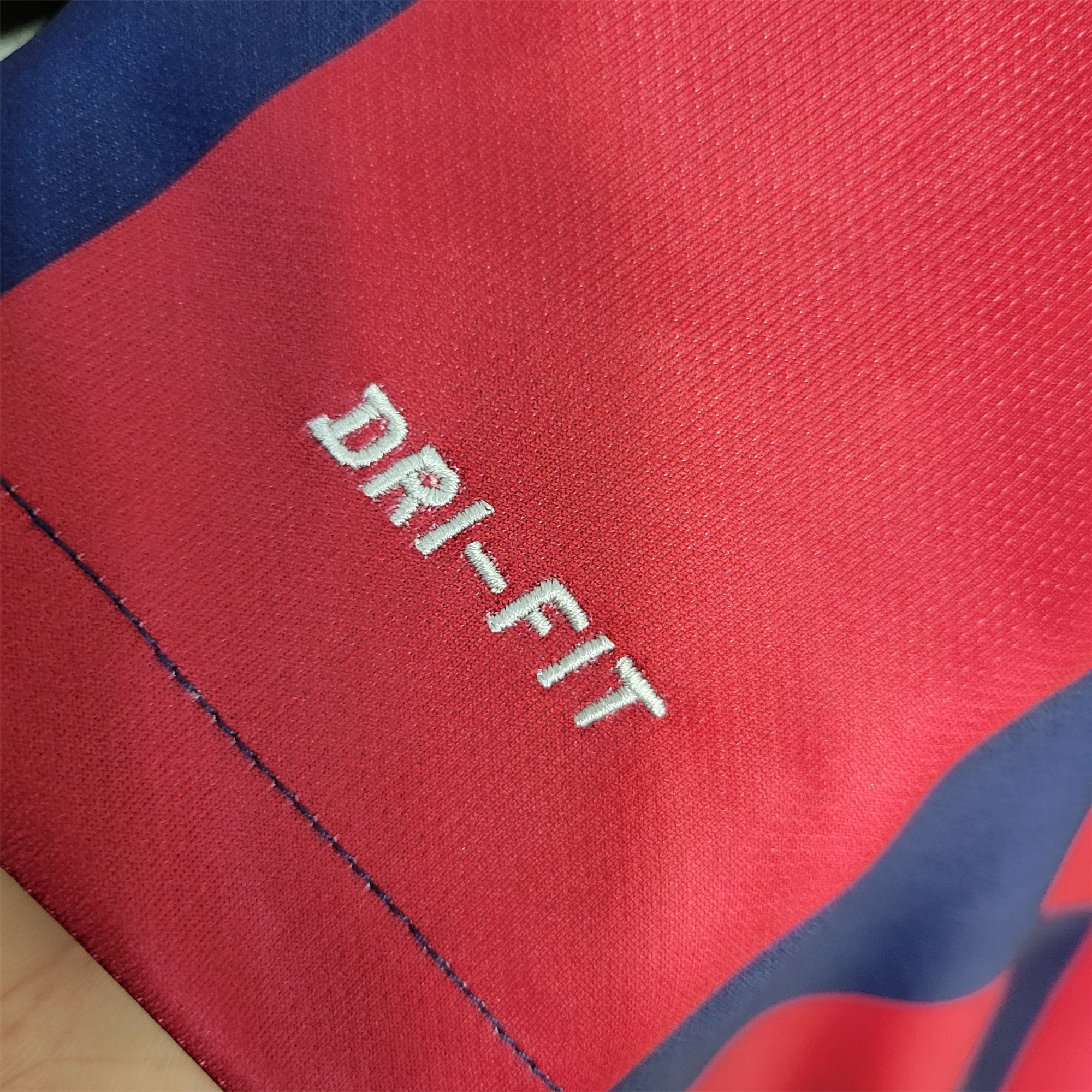 SIUjerseys-Retro Barcelona 14-15 Home Stadium Long Sleeve Jersey