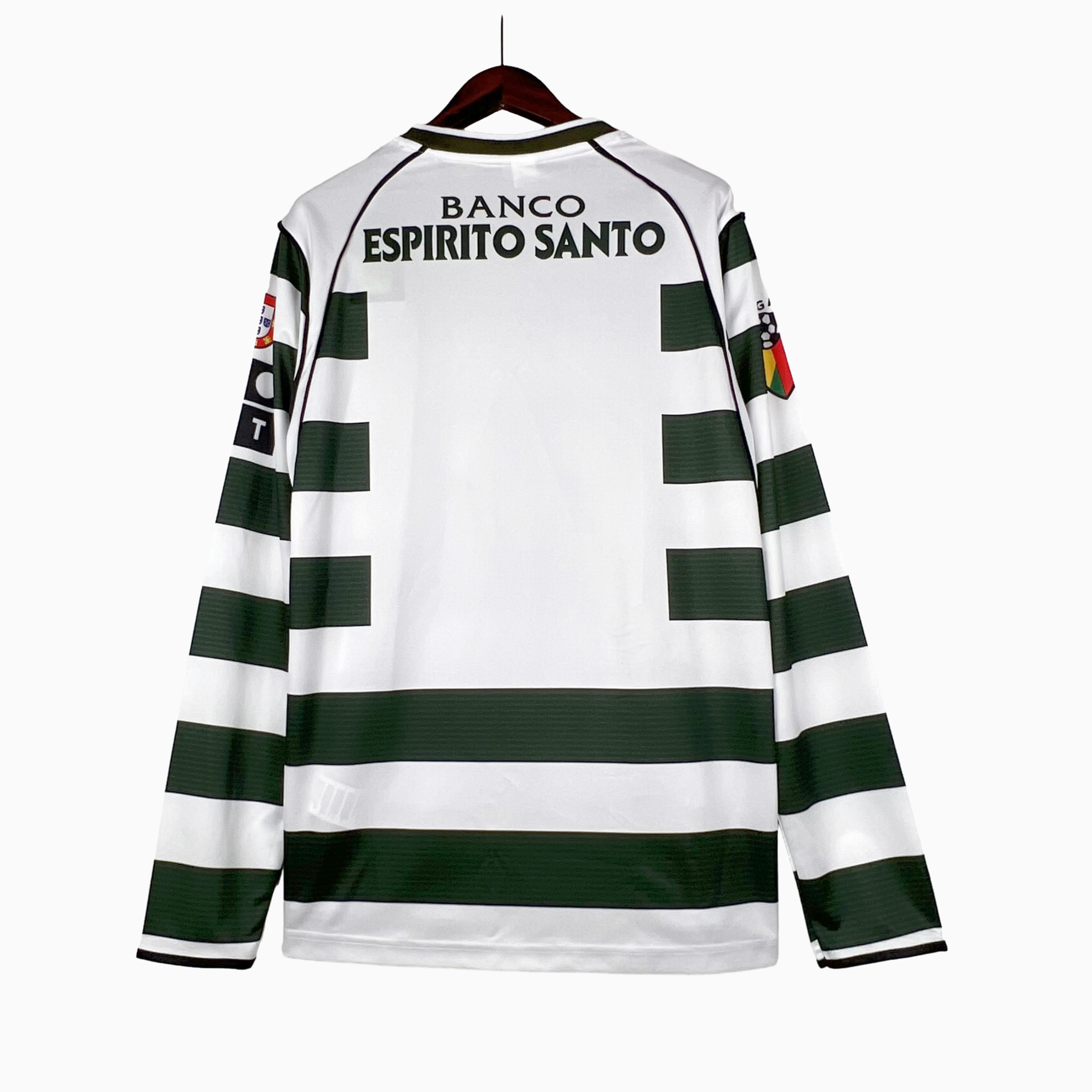 unitedfutballjersey-Retro Sporting CP 03-04 Home Stadium Long Sleeve Jersey