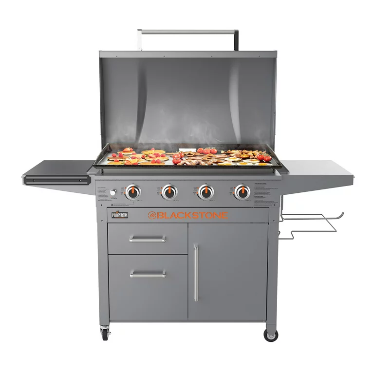 Blackstone ProSeries 4Burner 36" Griddle Cooking Station with Hood