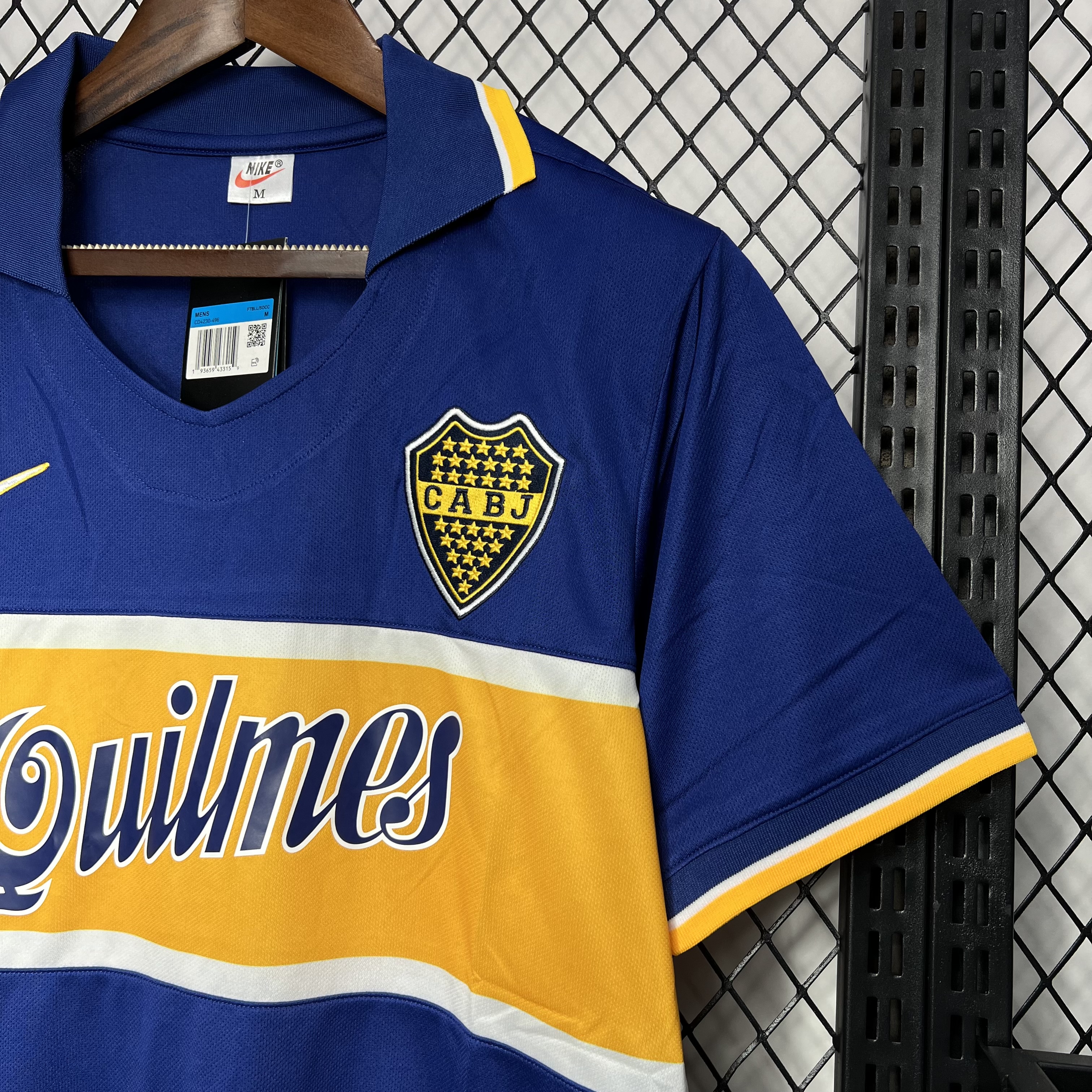 SIUjerseys-Retro Boca Juniors 1996-97 Home Stadium Jersey