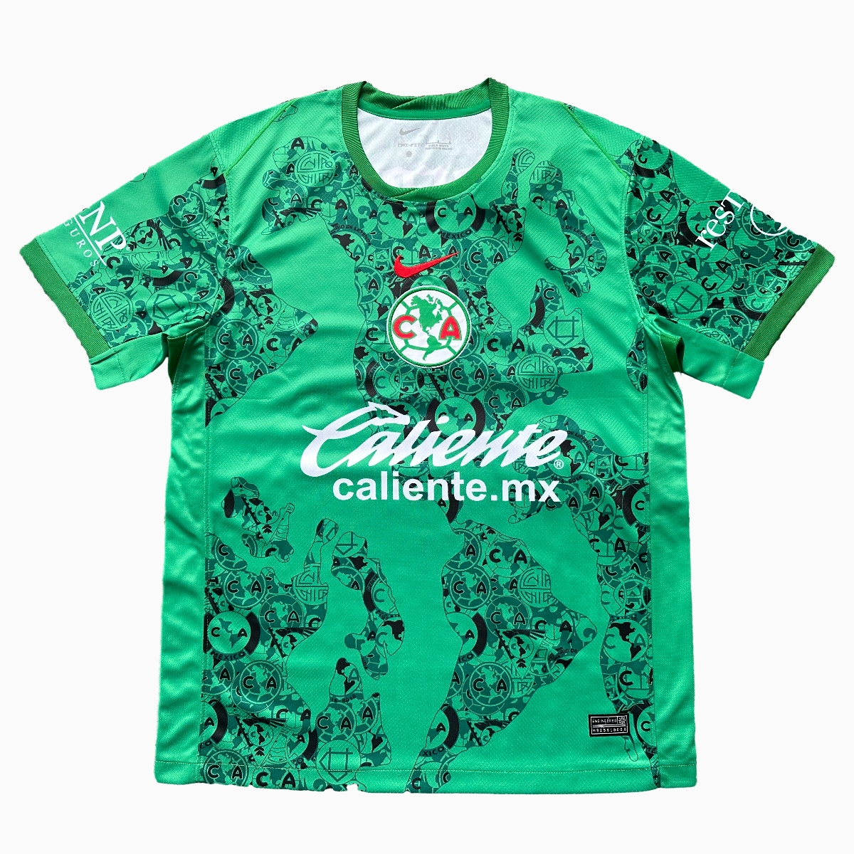JerseysGala.com | Club América 24-25 Green Goalkeeper Jersey - Fans Version -Customize Name, Number and Patch | Worldwide Shipping