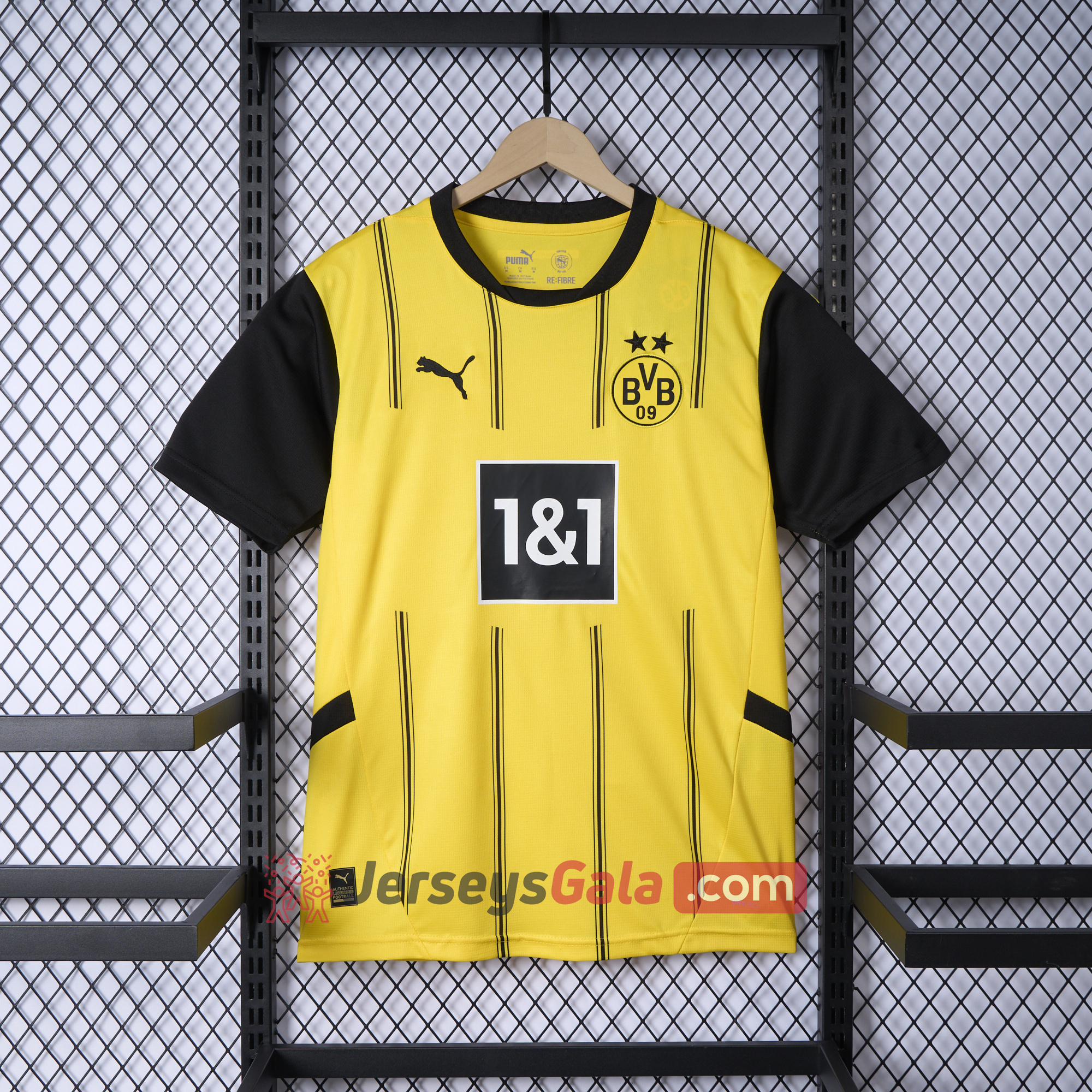 JerseysGala.com | Dortmund 24-25 Home Stadium Jersey - Fans Version -Customize Name, Number and Patch | Worldwide Shipping