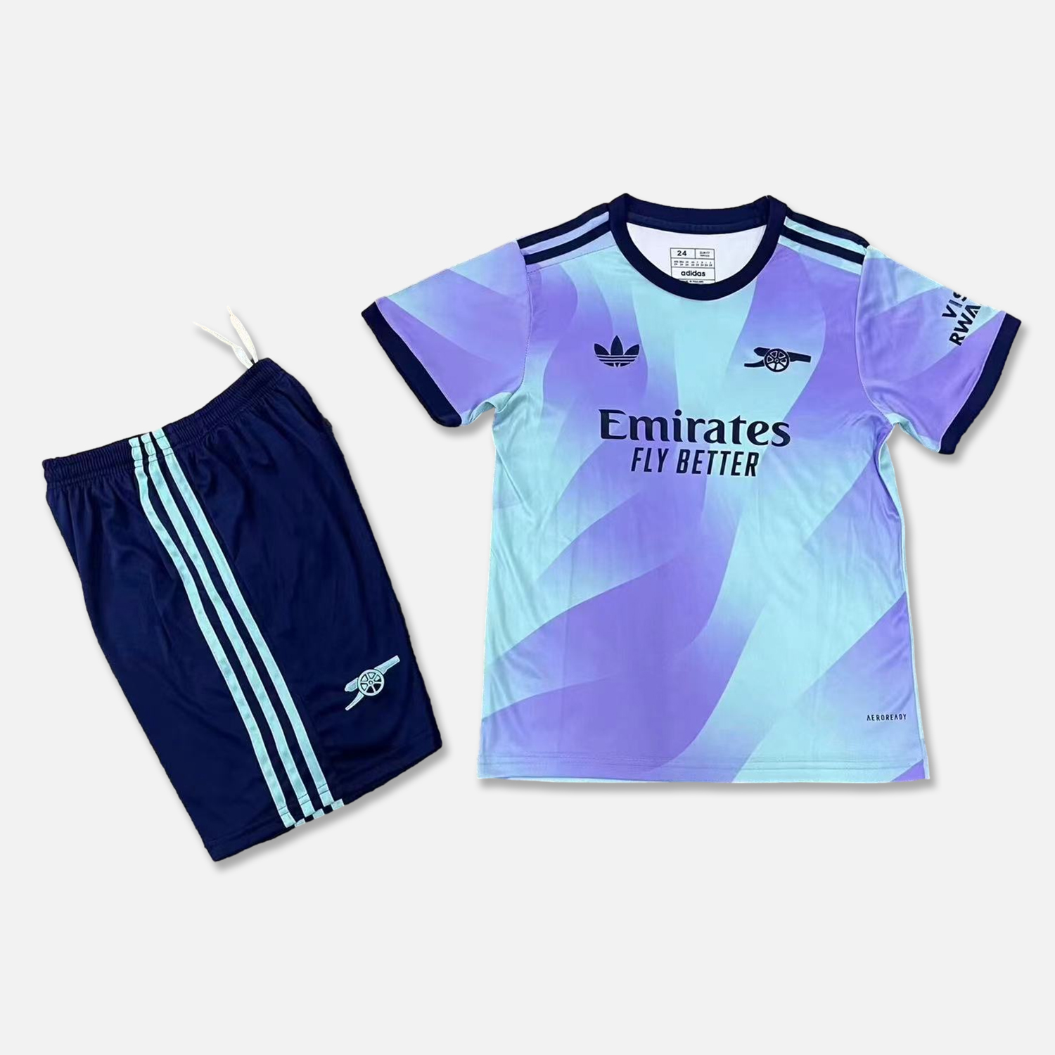 ManixJersey.com | Arsenal 23-24 Home Kids Kit -Customize Name, Number and Patch | Worldwide Shipping